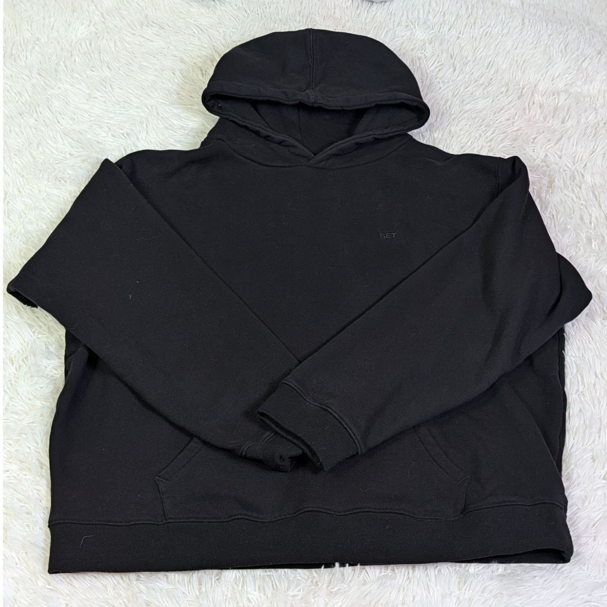 Other SET Active Hoodie XL Black Oversized Pullover Athleisure Size US XL / EU 56 / 4 - 14 Thumbnail