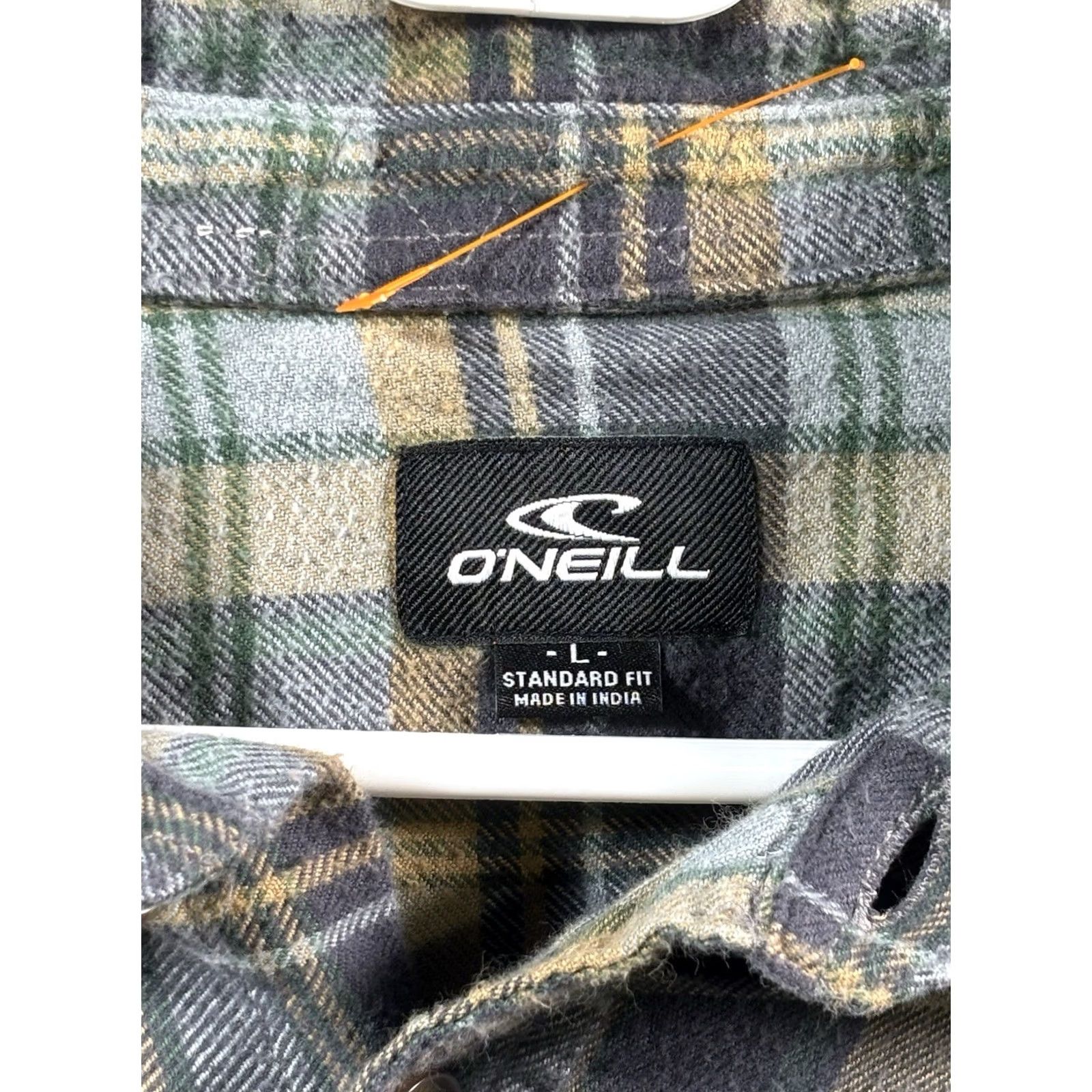 O'Neill O'Neill Mens Button-Down Long Sleeve Flannel Outdoor Workwear Size Large Size US L / EU 52-54 / 3 - 2 Thumbnail