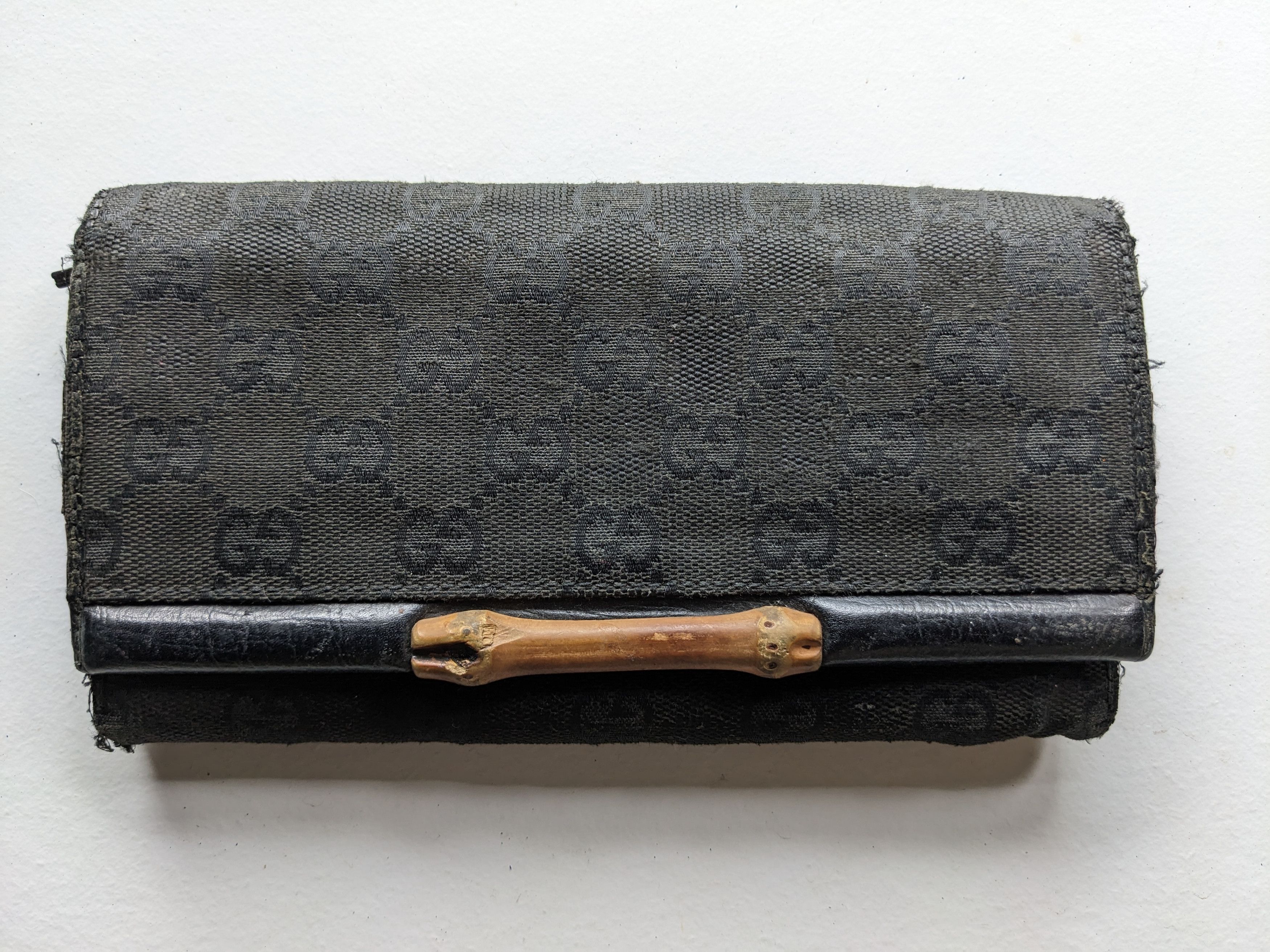 Gucci Vintage Gucci Bambo monogram long wallet Size ONE SIZE - 1 Thumbnail