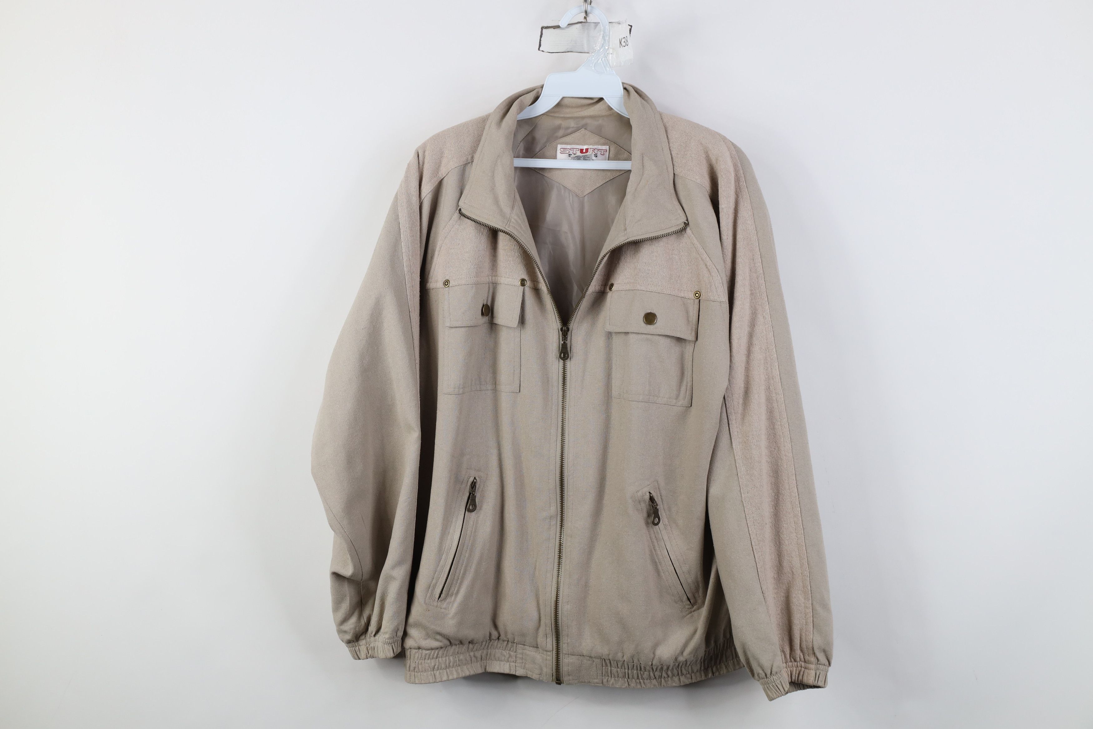 Vintage Vintage 90s Streetwear Silk Full Zip Bomber Jacket Size M / US 6-8 / IT 42-44 - 1 Thumbnail