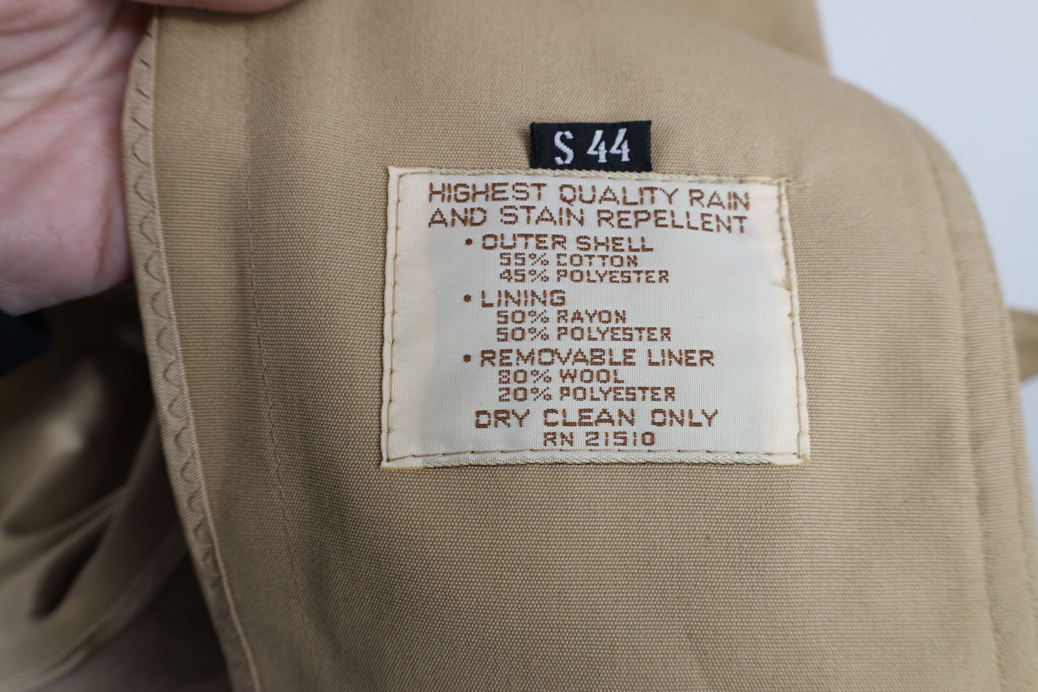 Vintage Vintage 90s Streetwear Heavyweight Trench Coat Rain Jacket Size US L / EU 52-54 / 3 - 12 Thumbnail