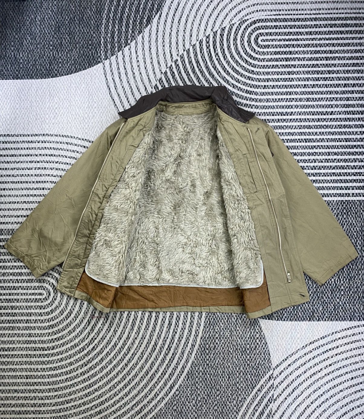 Vintage Vintage Japanese Fashion Casual Zipper Sherpa Jacket Size US XL / EU 56 / 4 - 7 Thumbnail