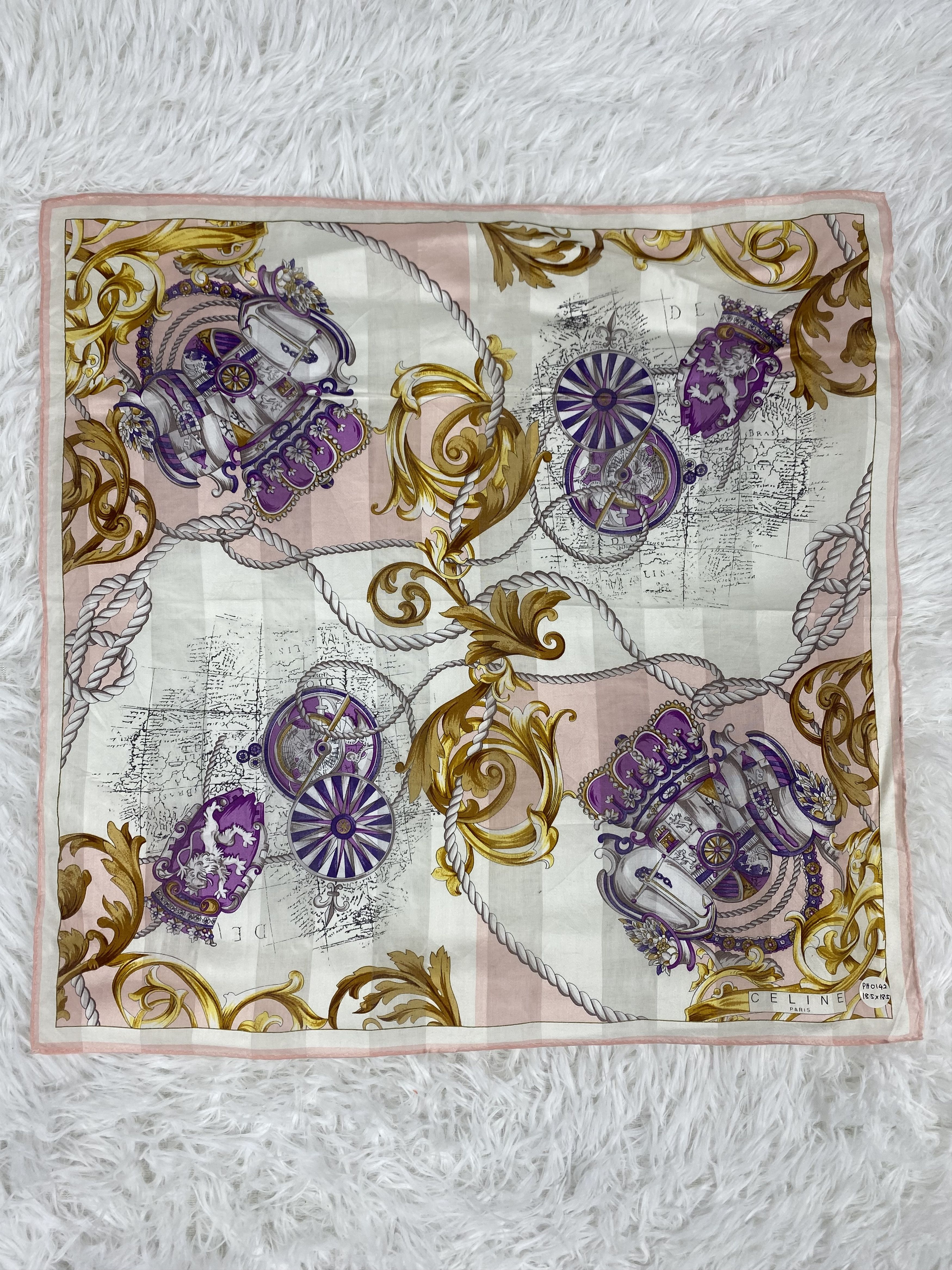 Celine Vintage Celine Handkerchief PH0142 Size ONE SIZE - 3 Thumbnail