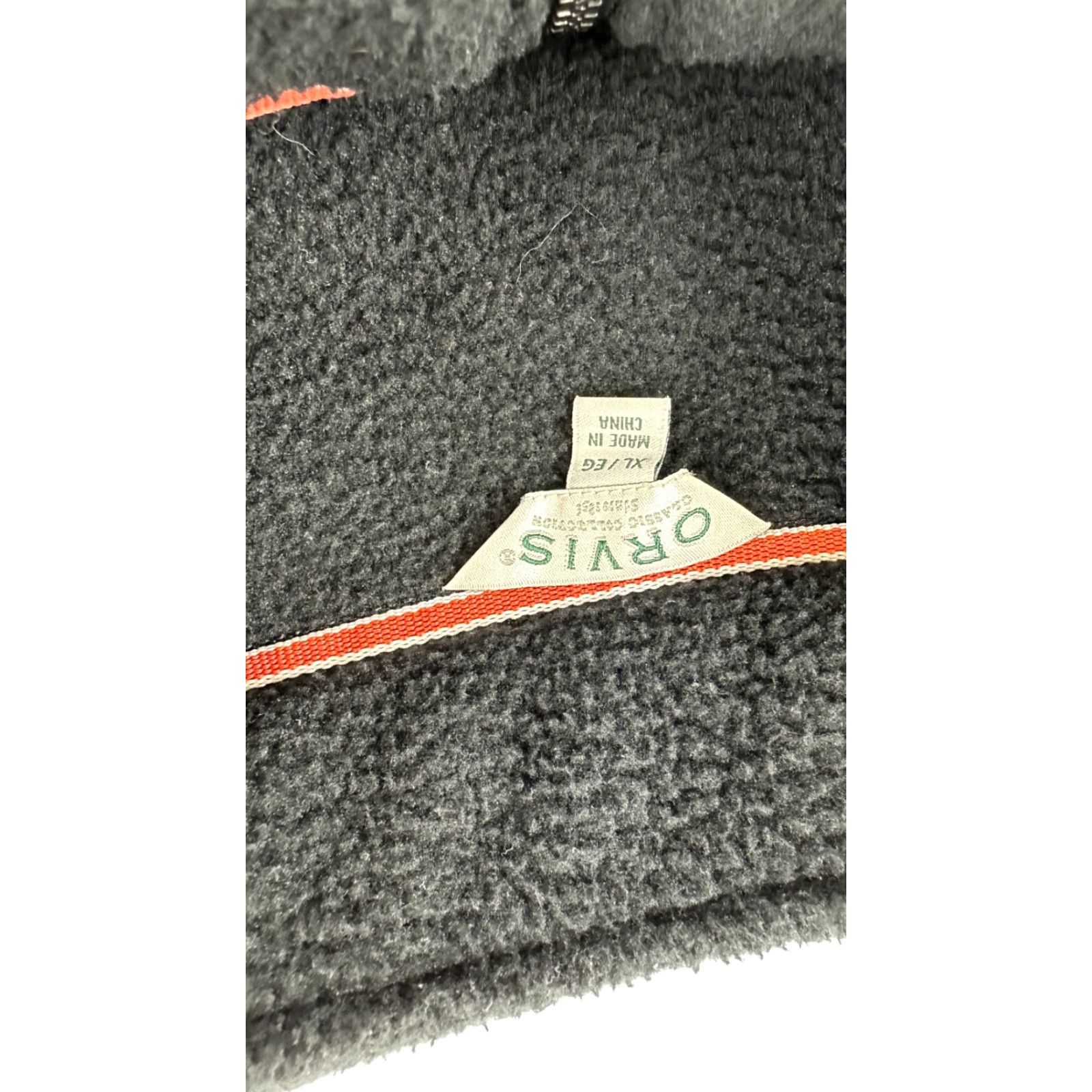 Orvis VINTAGE Orvis Jacket Mens XL Black Fleece Heavyweight Full Zip Pocket Stand-Up Collar Regular Fit Short Coat/Outerwear Size US XL / EU 56 / 4 - 4 Thumbnail
