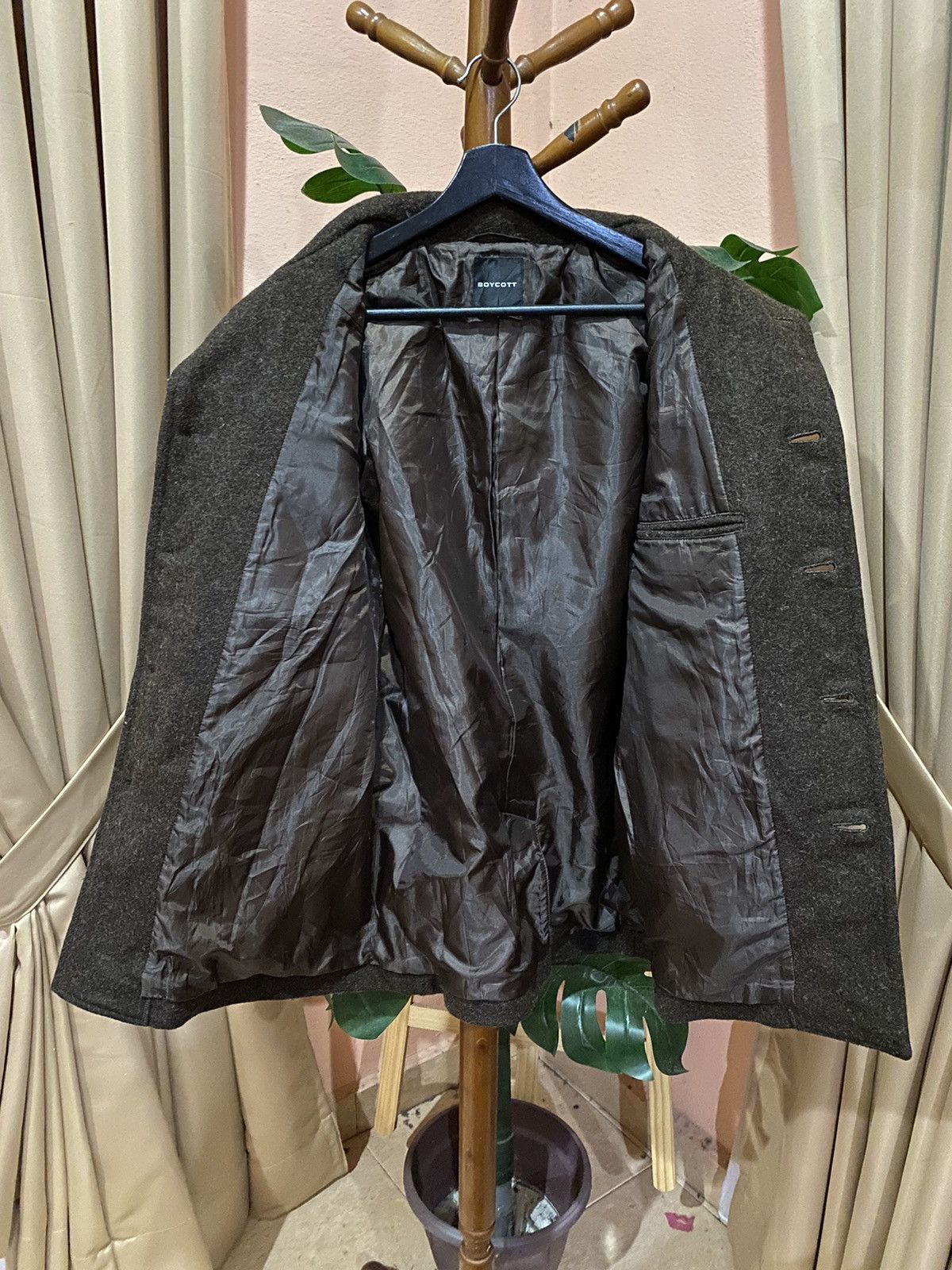 Boycott Boycott Japanese Made 100% Wool Coat - Minimalist Outerwear Size US M / EU 48-50 / 2 - 9 Thumbnail