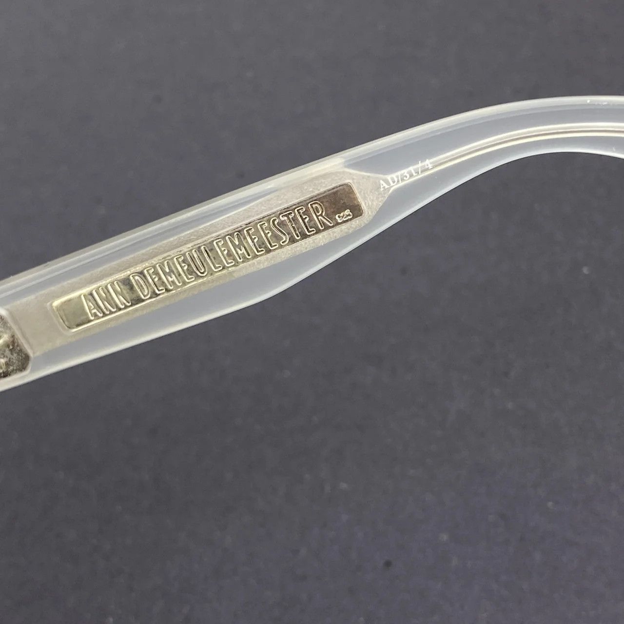 Ann Demeulemeester Ann Demeulemeester Sunglasses Oversized White and Grey Size ONE SIZE - 7 Thumbnail