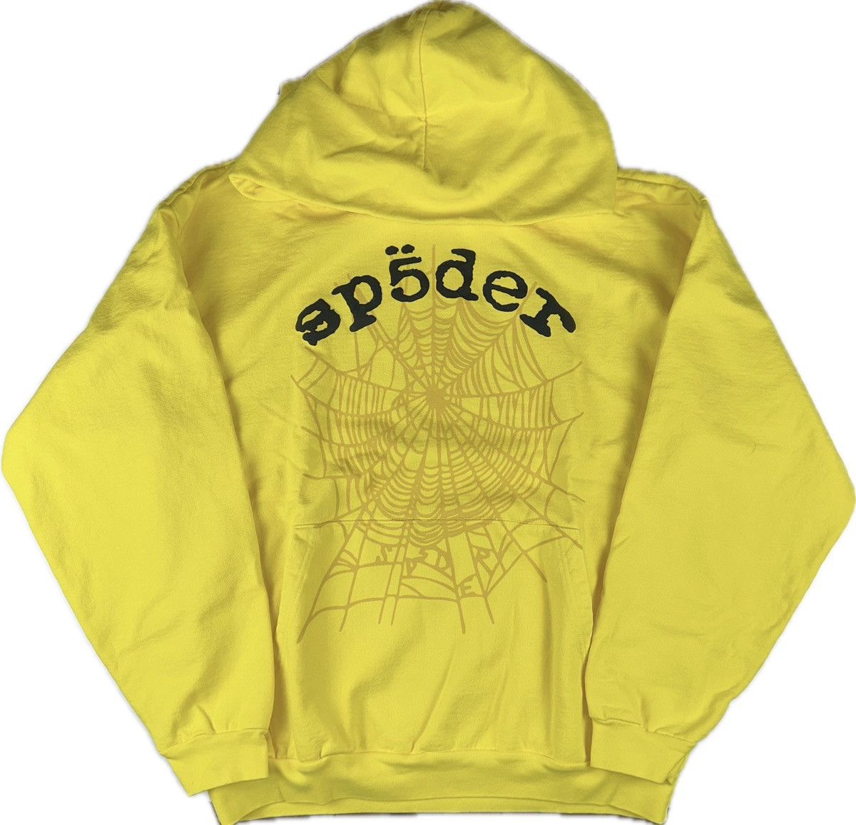 Spider Worldwide Yellow Hoodie | Grailed