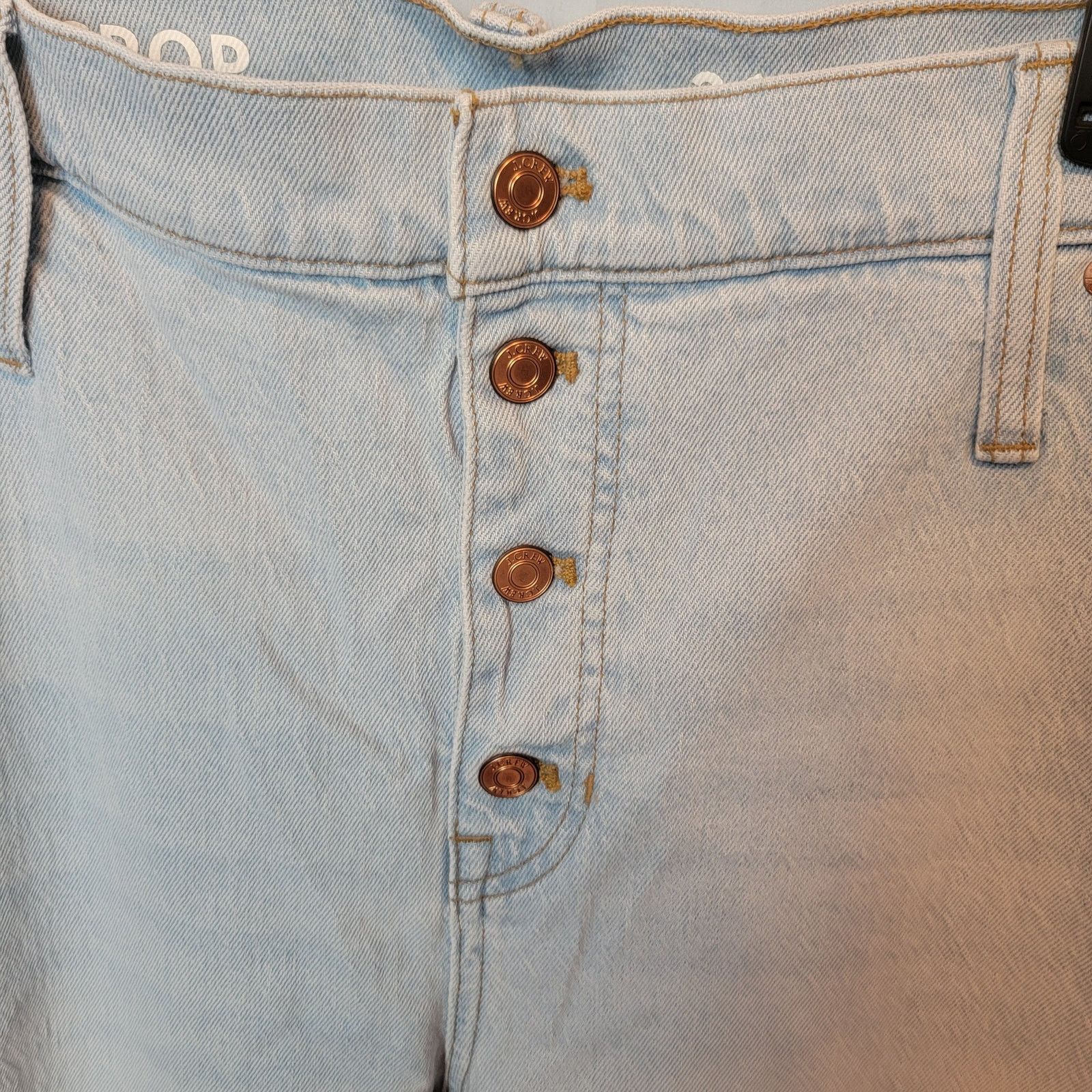 J.Crew J.Crew Light Wash Crop Bootcut Jeans Size 36 Size 36" / US 14 / IT 50 - 4 Thumbnail