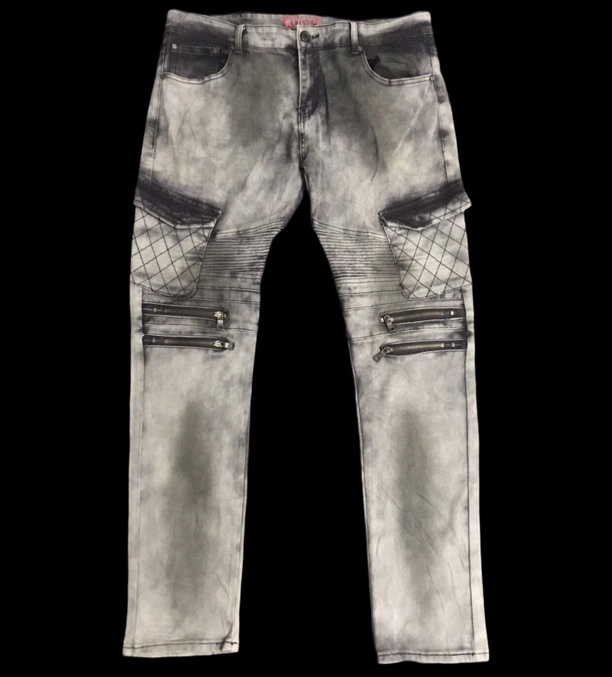 Seditionaries P72 Statement Pant ROGUE Rare Zipper Smoky Biker Pant Size US 37 - 1 Thumbnail
