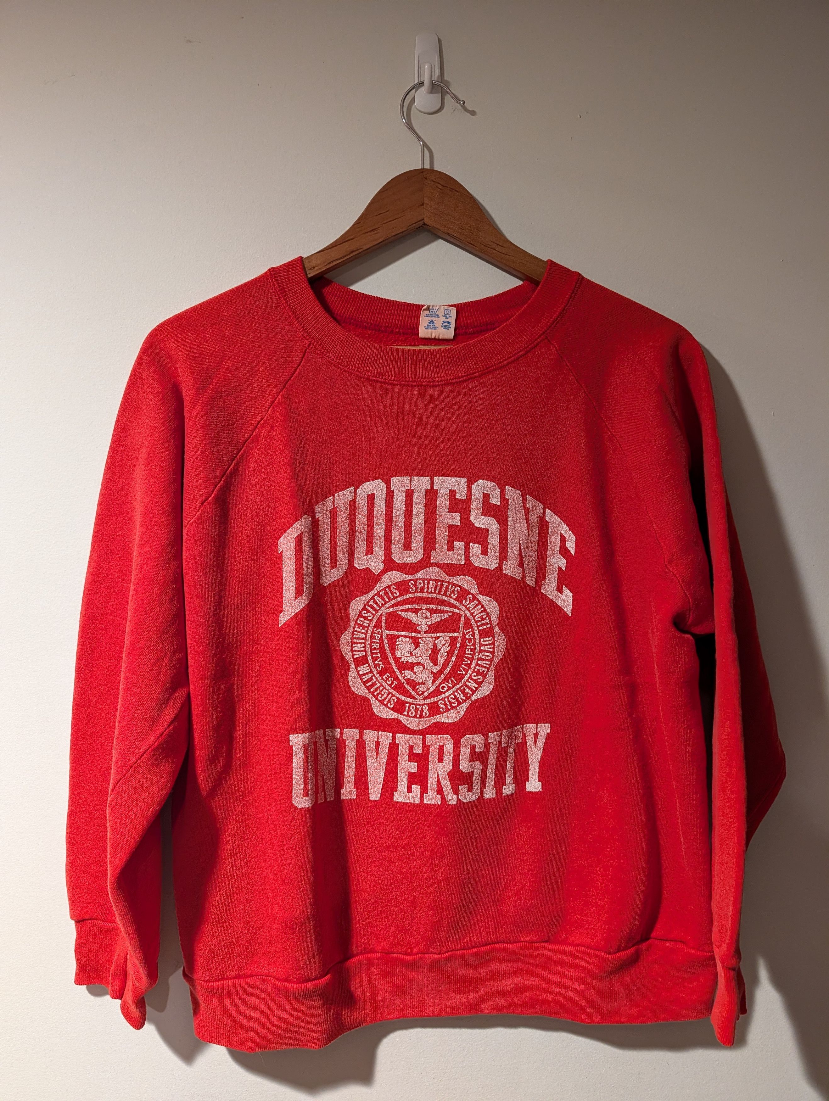 Vintage 80s Champion Duquesne University Boxy Sweatshirt
