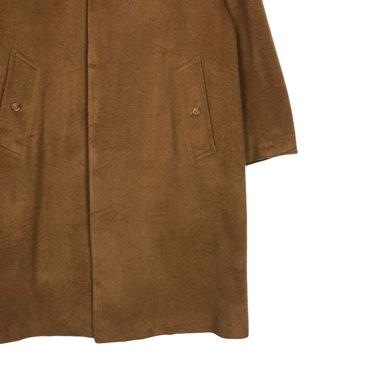 Burberry 🔥VINTAGE FLY WOOL HERRINGBONE LONG JACKET BURBERRYS Size US M / EU 48-50 / 2 - 8 Thumbnail