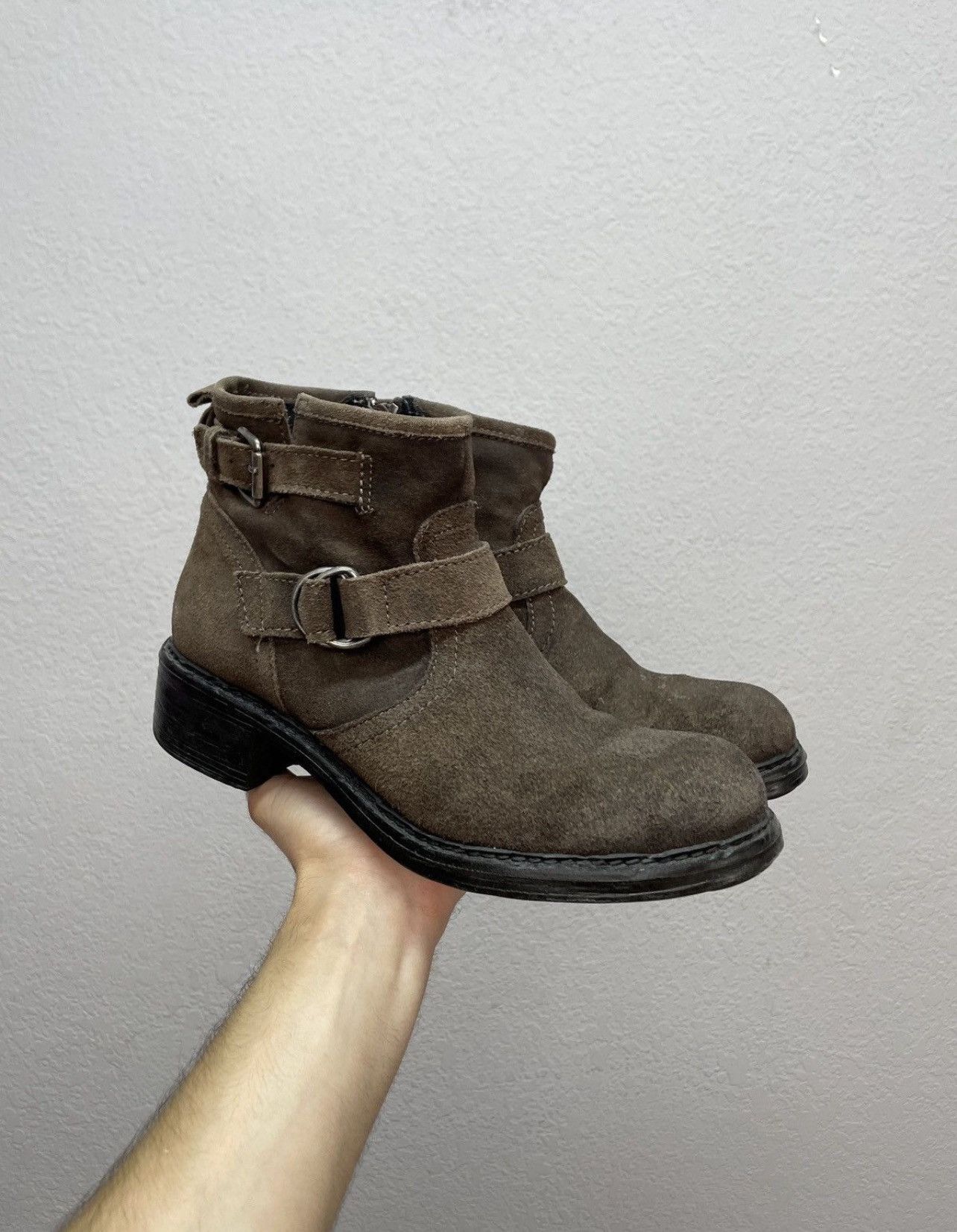If Six Was Nine Vintage Italian AS 98 Vibe Guidi Style Leather Biker Boots Size US 7 / EU 40 - 2 Thumbnail