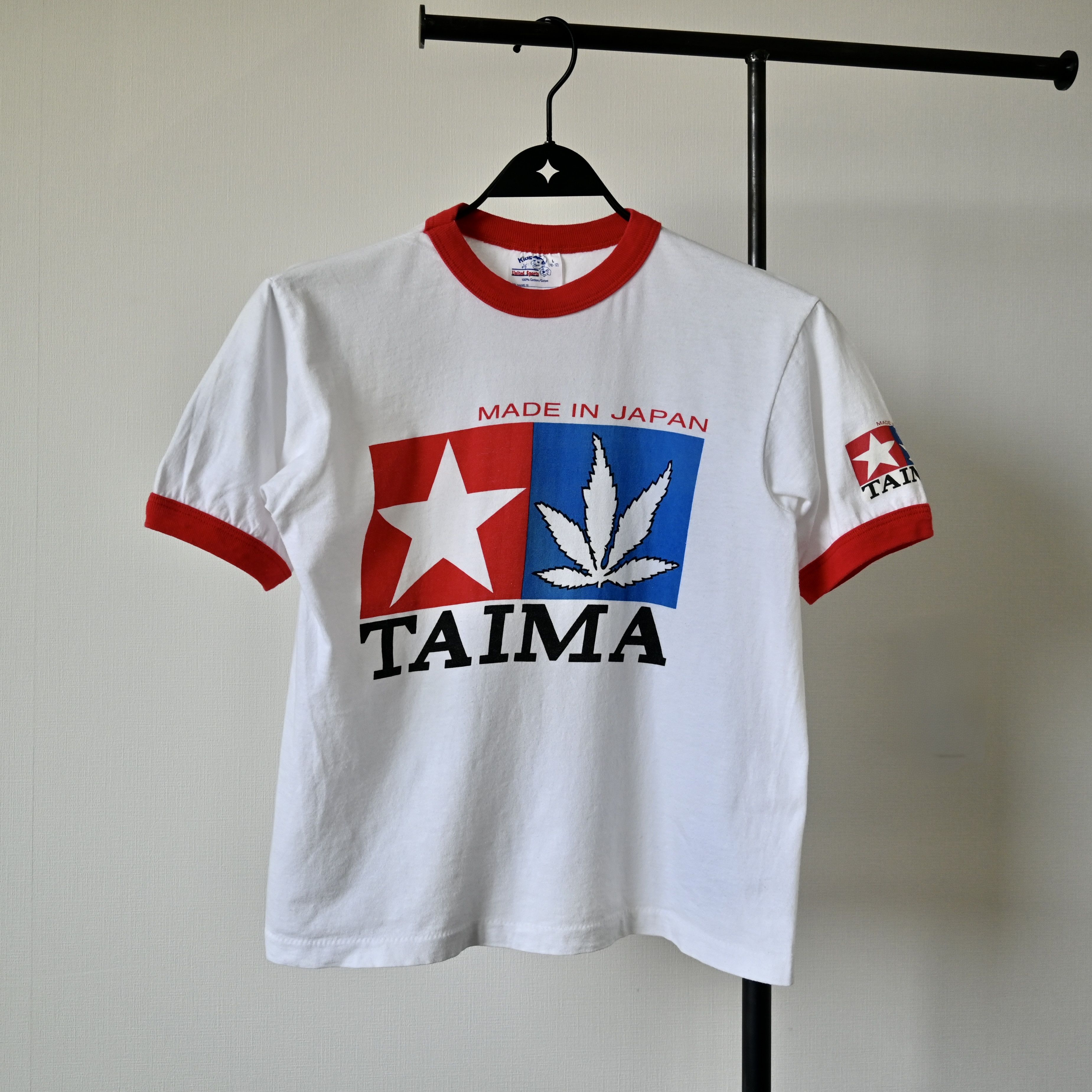 Vintage VTG 1990s "TAIMA made in Japan" ringer t-shirt, made in USA Size XS / US 0-2 / IT 36-38 - 1 Thumbnail