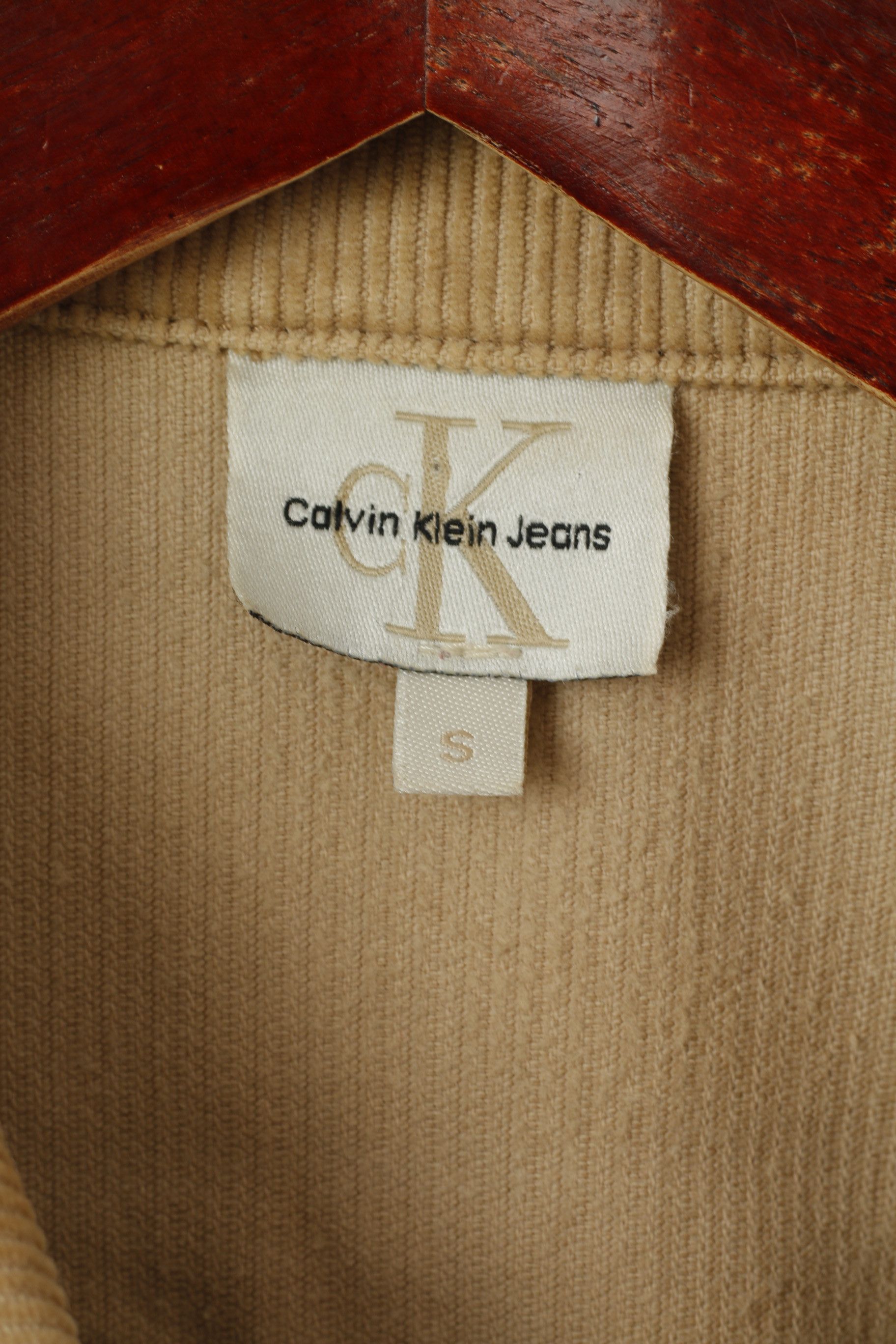 Calvin Klein Calvin Klein Jeans Women S Denim Shirt Beige 0235 Size S / US 4 / IT 40 - 4 Thumbnail