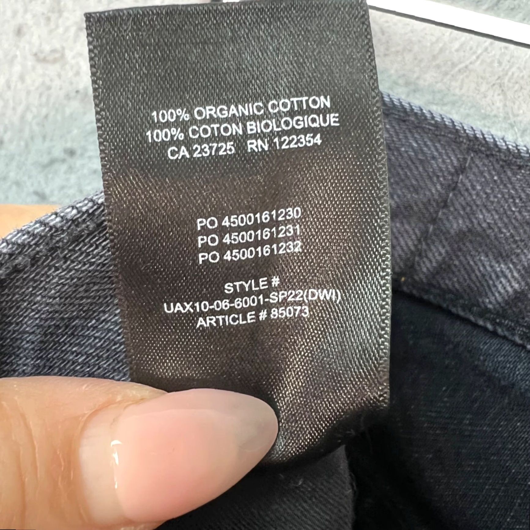 Vintage Denim Forum Jeans Womens Size 25 Inseam 28 High Rise Black Organic Cotton 5-Pocket Tapered Vintage No Size 42" / US 20 - 5 Thumbnail