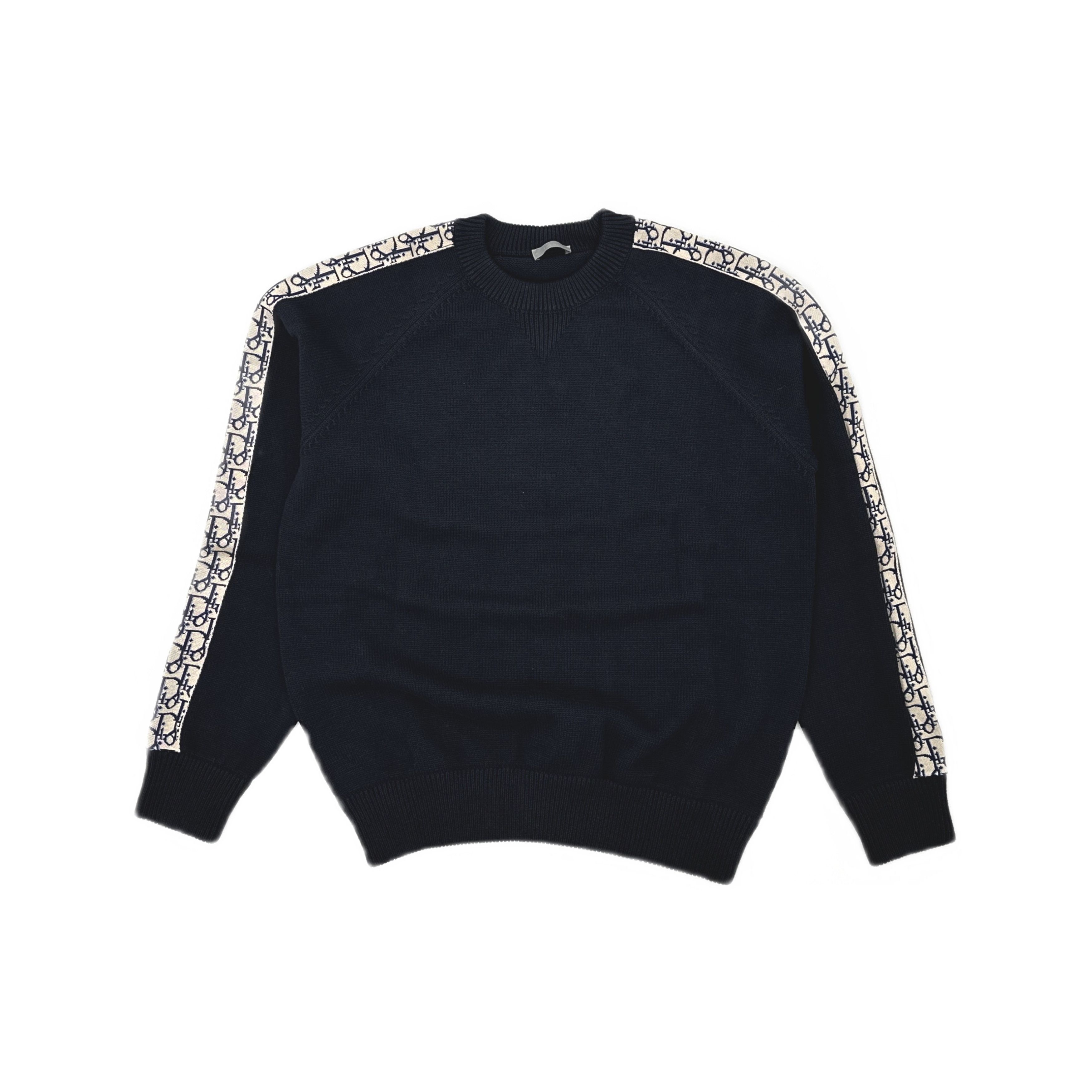 Dior Dior Oblique Tape Side Logo Sweater XXL Size US XXL / EU 58 / 5 - 1 Thumbnail