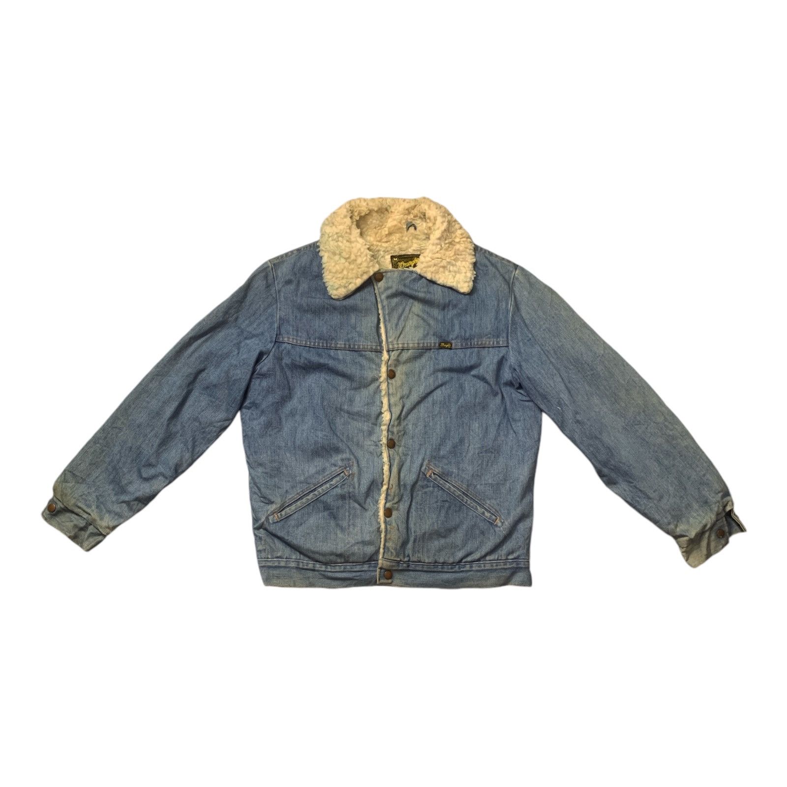 Wrangler Rare Design Vintage Wrangler Sherpa Denim Jackets Size US M / EU 48-50 / 2 - 1 Thumbnail