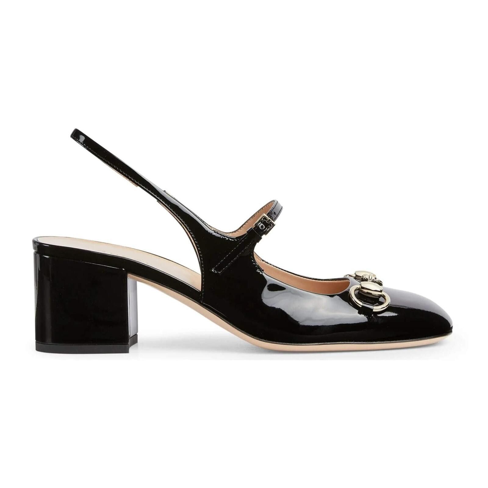 Gucci Gucci Horsebit Patent Leather Pumps Size US 7.5 / IT 37.5 - 1 Thumbnail