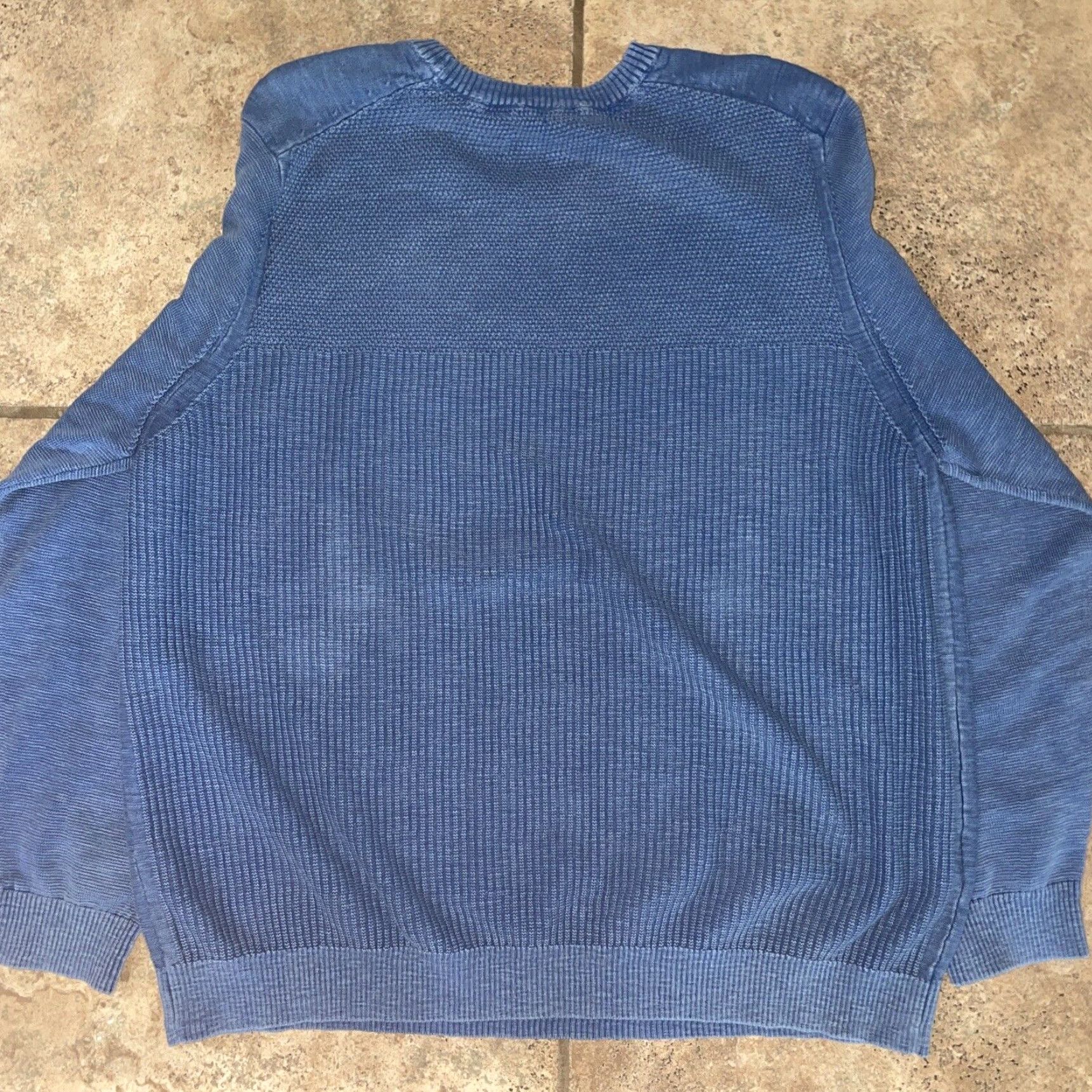 Tommy Bahama VINTAGE Tommy Bahama Men's Sweater Pullover XL Blue 80s 90s Size US XL / EU 56 / 4 - 4 Thumbnail