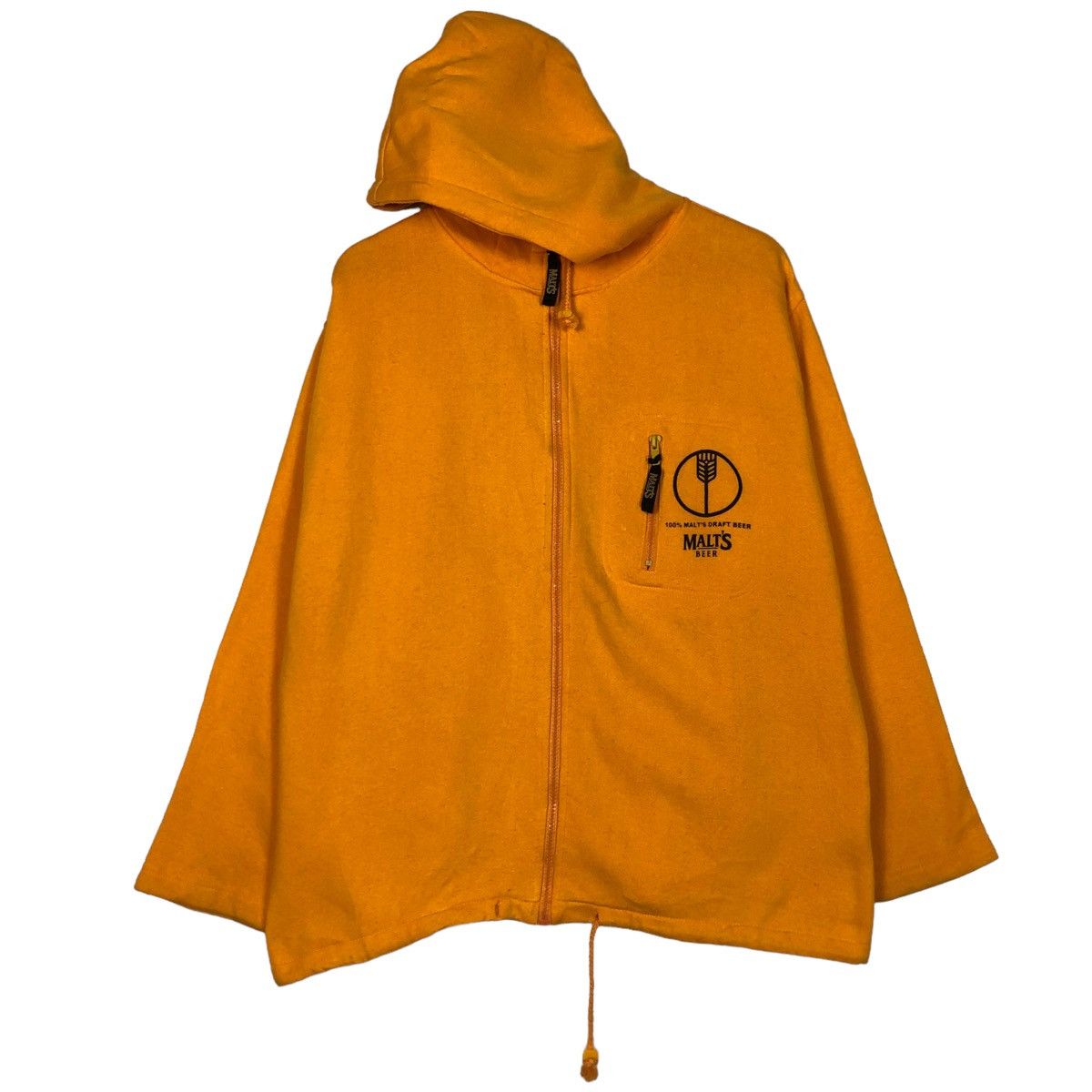 Japanese Brand × Vintage 💥90s MALT BEER MICRO FLEECE JACKET Size US L / EU 52-54 / 3 - 1 Thumbnail