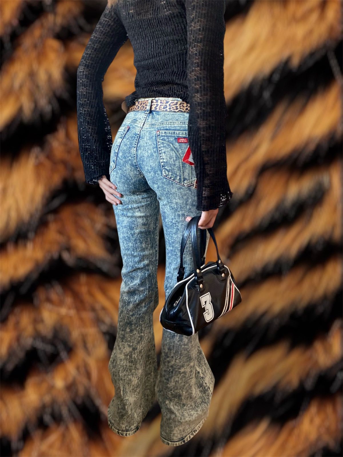 Miss Sixty Miss Sixty Vintage Flared Jeans – Y2K Icon – BNWT Size 25" / US 0 / IT 36 - 3 Thumbnail
