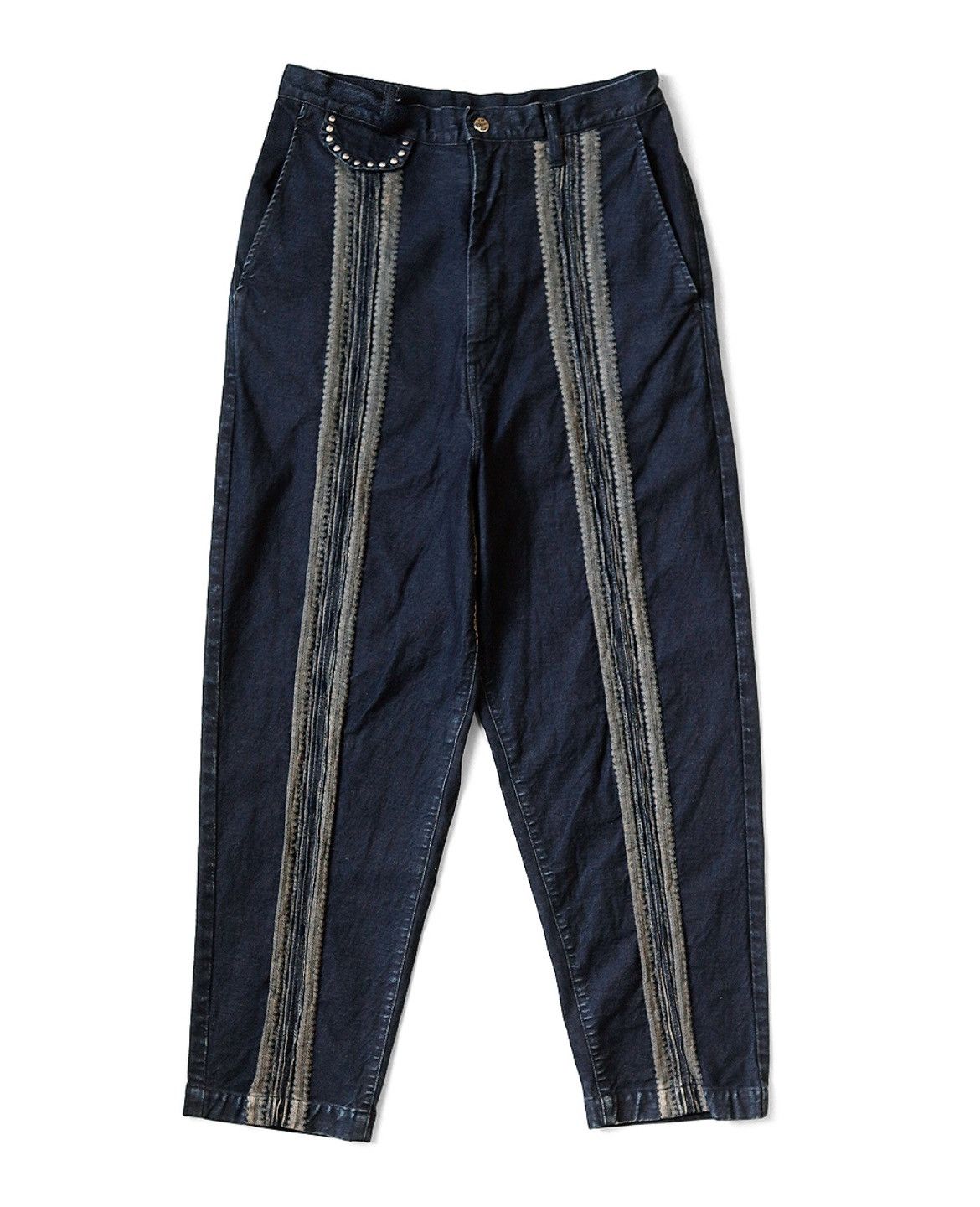 パンツ Kapital 14oz Denim Easy Baggy Pants 2 KAPITAL 14oz BLK Denim PORT Baggy Pants BLKxECR | HAVEN