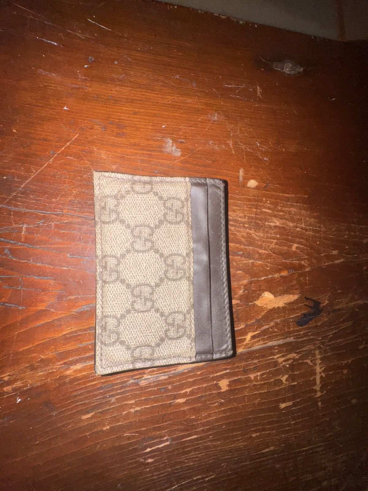Gucci Gucci supreme GG card holder!! Size ONE SIZE - 2 Thumbnail