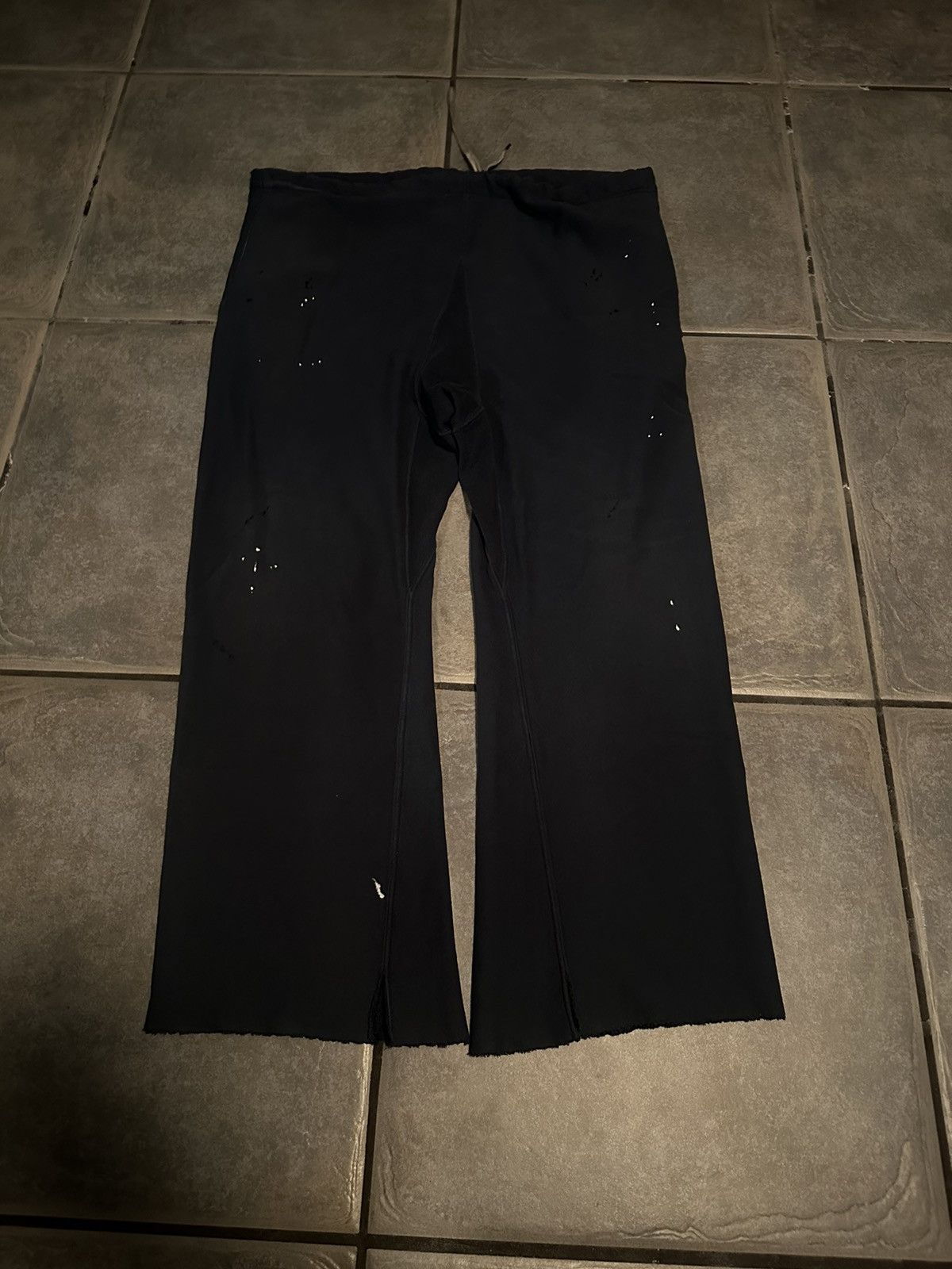 Maison Margiela Navy Maison Margiela Paint Splatter Pants Size US 34 / EU 50 - 4 Thumbnail