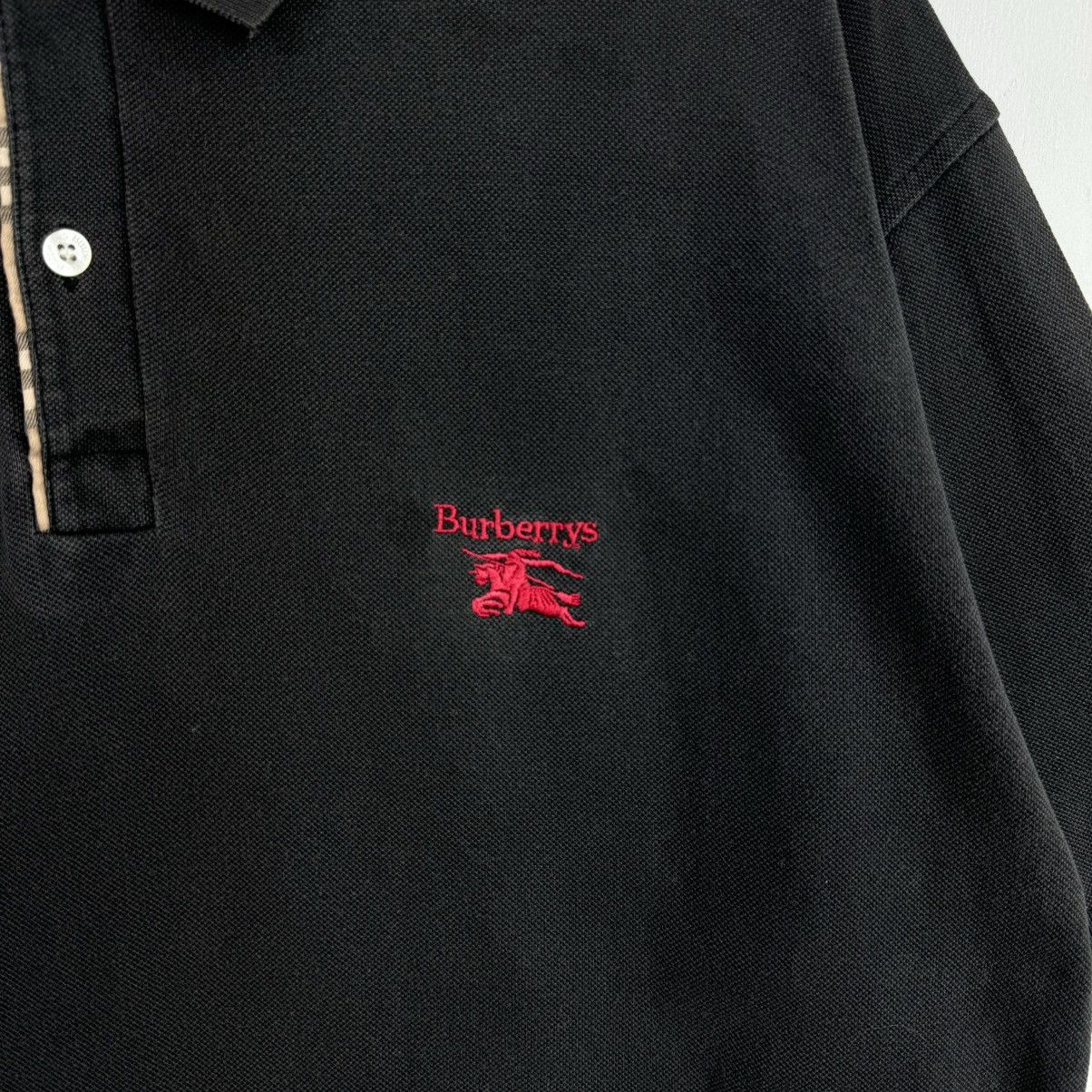 Burberry × Vintage Vintage Sunfaded Burberrys Check Polo Tshirt Size US M / EU 48-50 / 2 - 2 Thumbnail