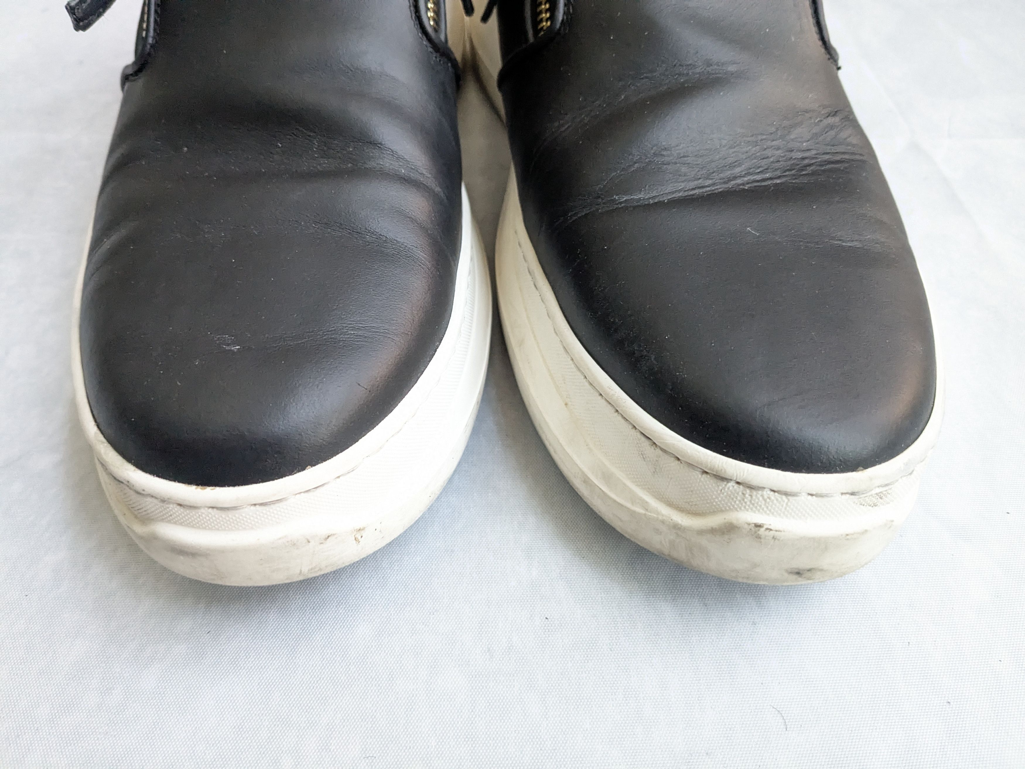 Giuseppe Zanotti Giuseppe Zanotti Sneakers Black White Gold Zip 12 45 Size US 12 / EU 45 - 3 Thumbnail