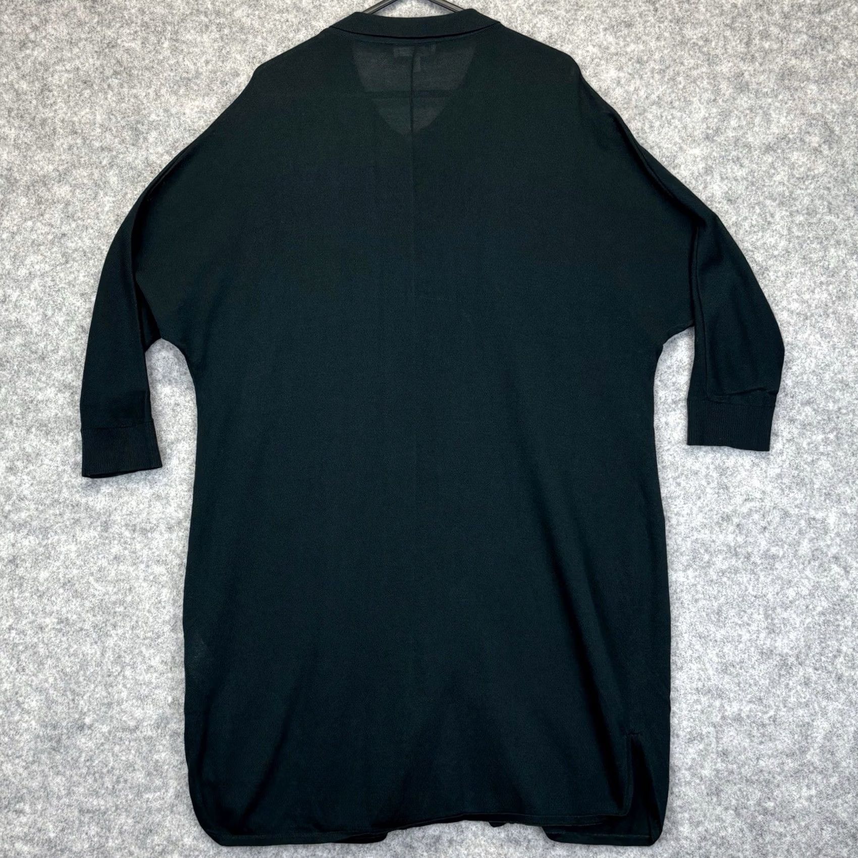 Vintage VINTAGE? No — Phase Eight knitted jumper dress 12 dark green 3/4 sleeve button up Women’s Size XL / US 12-14 / IT 48-50 - 2 Thumbnail