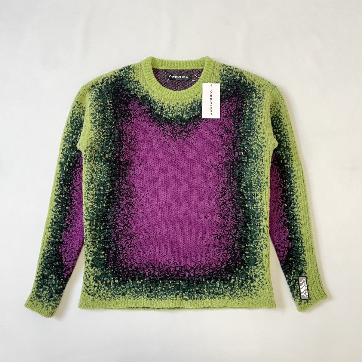 Y/Project A/W 22 Purple / Lime ‘Gradient’ Sweater Size US M / EU 48-50 / 2 - 13 Thumbnail