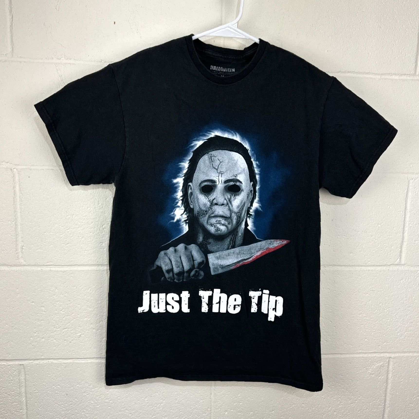 Vintage VINTAGE Halloween T-Shirt Men M Michael Myers Bloody Horror Short Sleeve Black 2010s Size US M / EU 48-50 / 2 - 2 Thumbnail