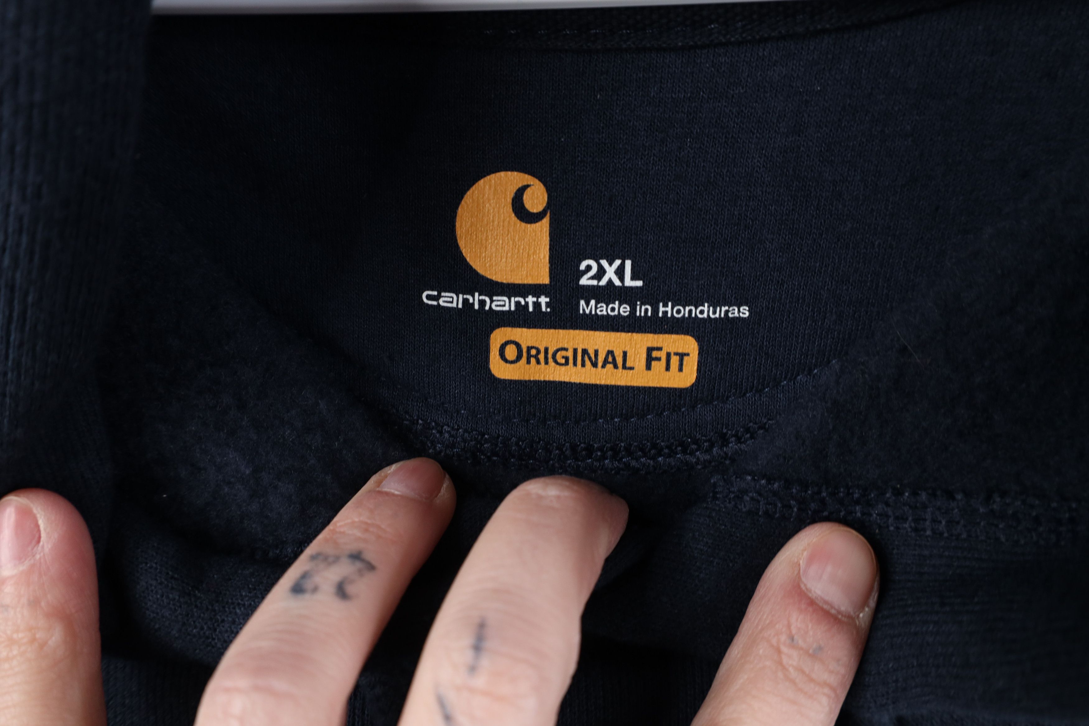 Carhartt Vintage Y2K Carhartt Heavyweight Hoodie Sweatshirt Blue Size US XXL / EU 58 / 5 - 9 Thumbnail