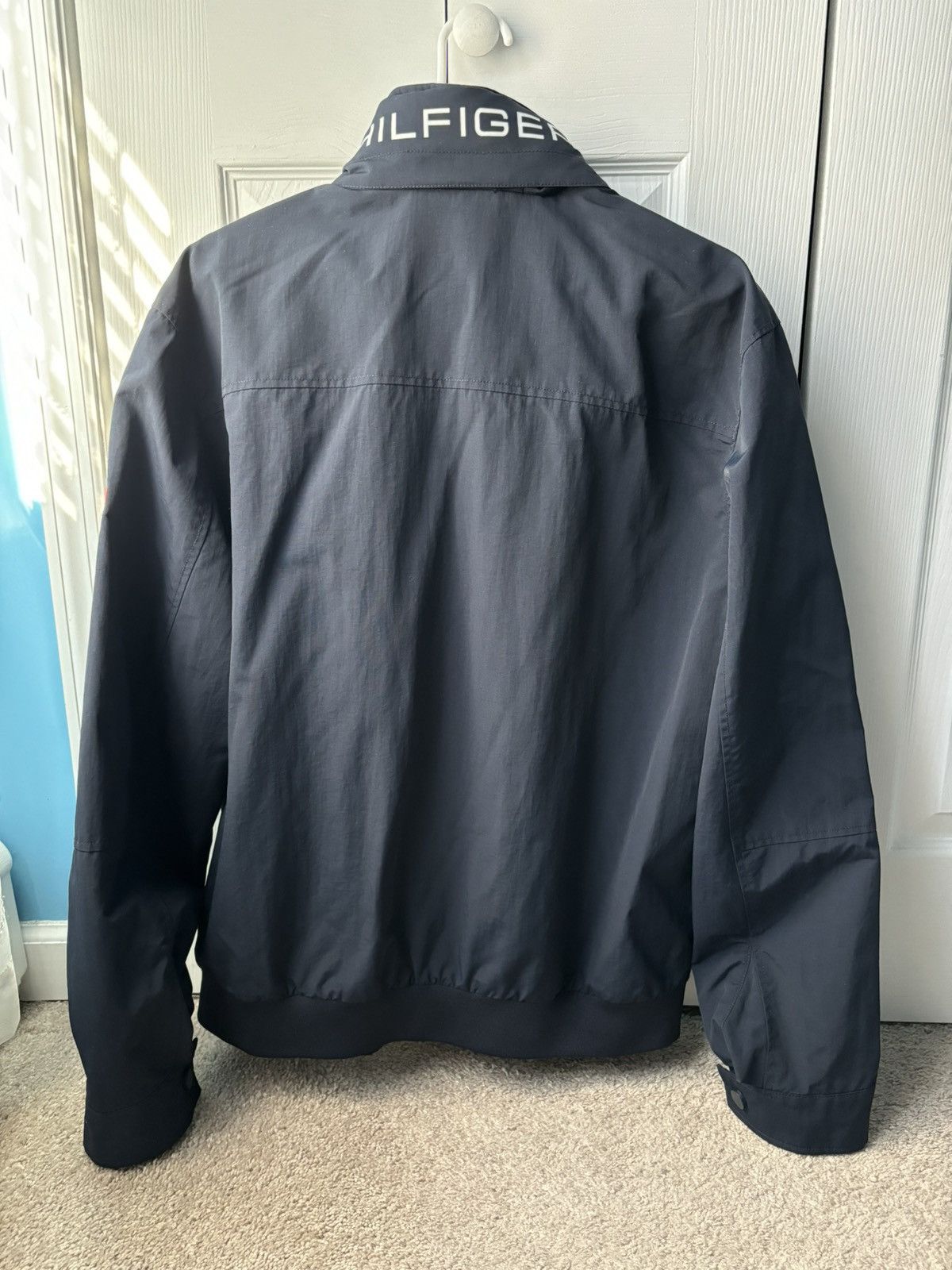 Tommy Hilfiger Tommy Hilfiger Navy Bomber Jacket Size US XL / EU 56 / 4 - 2 Thumbnail