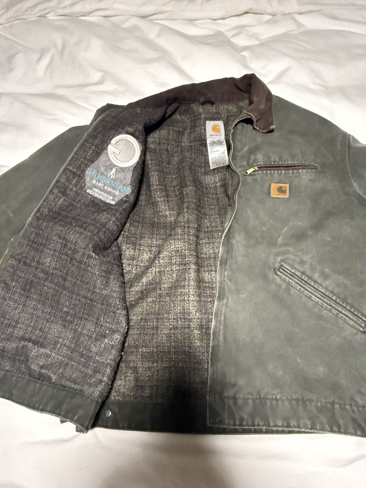 Carhartt Vintage Carhartt Detroit jacket j97 mos Size US XL / EU 56 / 4 - 10 Thumbnail