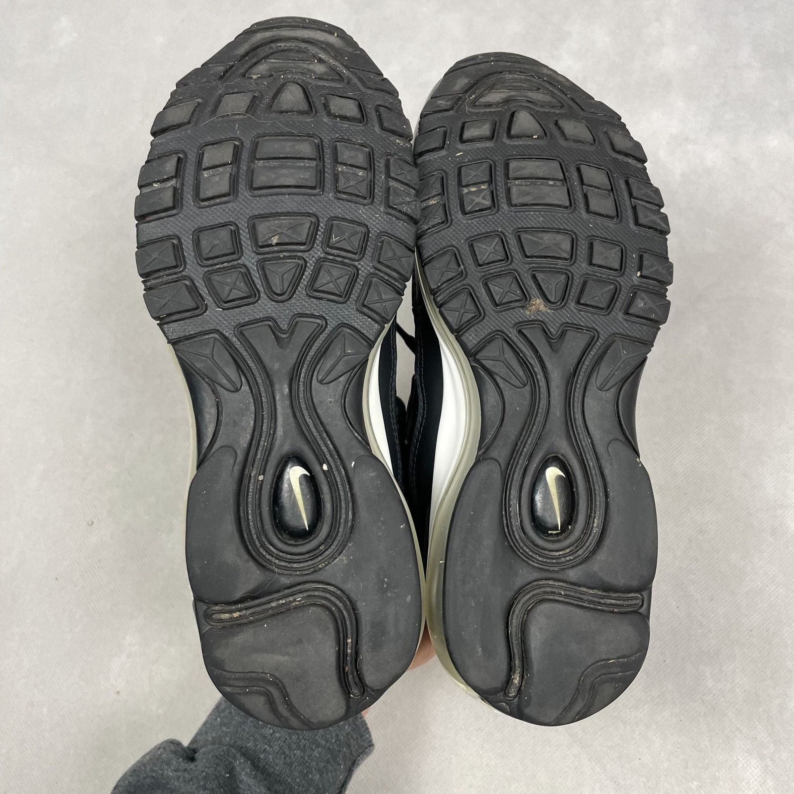 Nike Nike Air Max 97 Plus AH8144-001 Kids Black Sneaker Shoes 4.5 Size US 5.5 / EU 38 - 14 Thumbnail