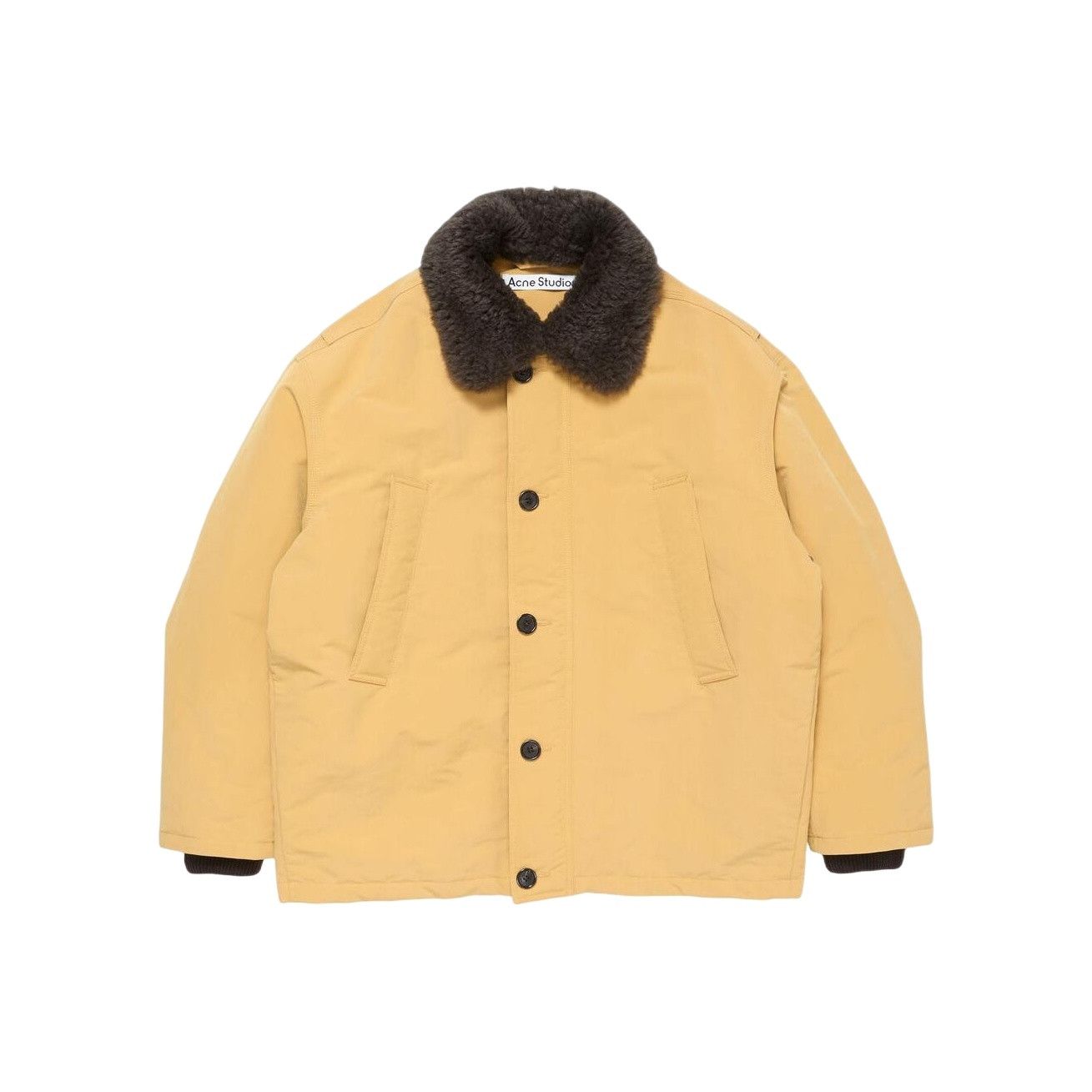 Acne Studios Acne Studios Shearling Collar Padded Jacket 46 Size US S / EU 44-46 / 1 - 1 Thumbnail