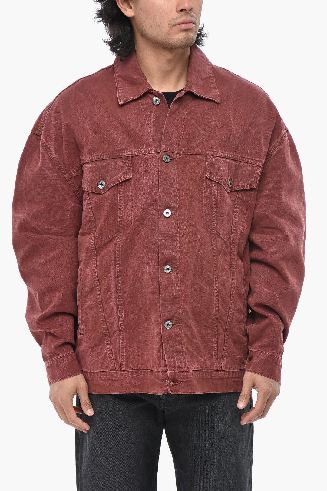 Off-White og1mm0426 Denim Jacket in Red Size US L / EU 52-54 / 3 - 1 Thumbnail
