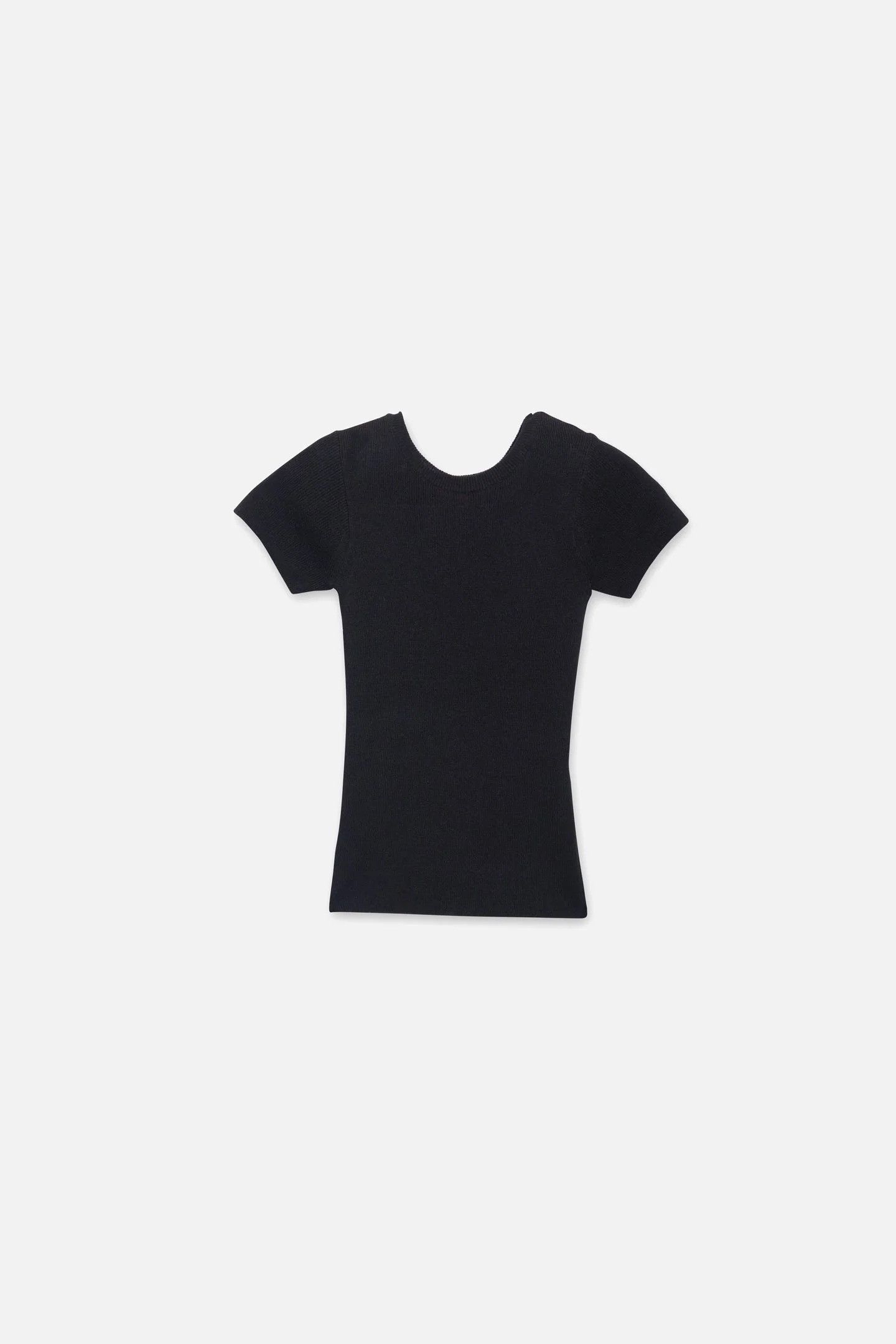 The Elder Statesman $495 The Elder Statesman Delicash Black Fitted Tee Size L / US 10 / IT 46 - 1 Thumbnail