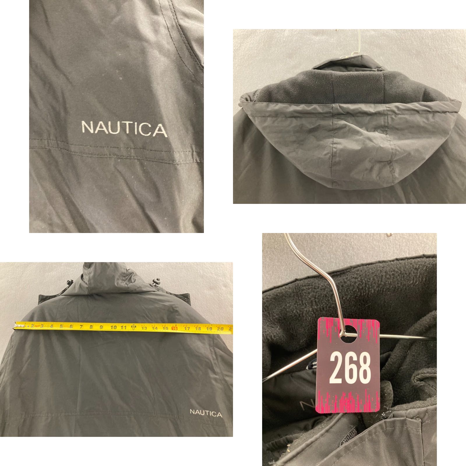 Nautica Nautica Rain Coat Mens XL Black Insulated Weather Resistant Coat Size US XL / EU 56 / 4 - 10 Thumbnail