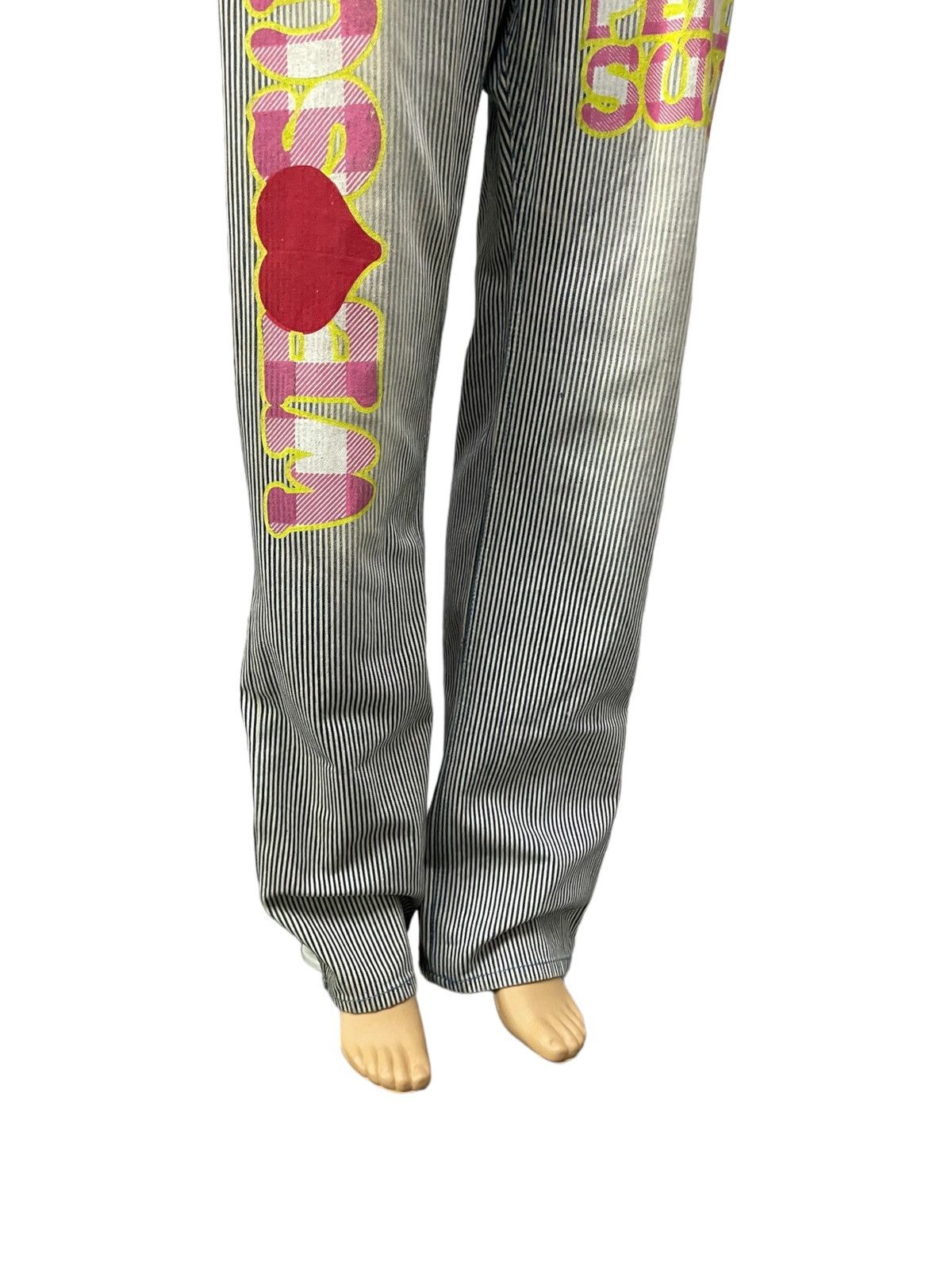 Hysteric Glamour Clone Devgru Hickory Stripe Love Surf Denim Pants Size US 34 / EU 50 - 7 Thumbnail