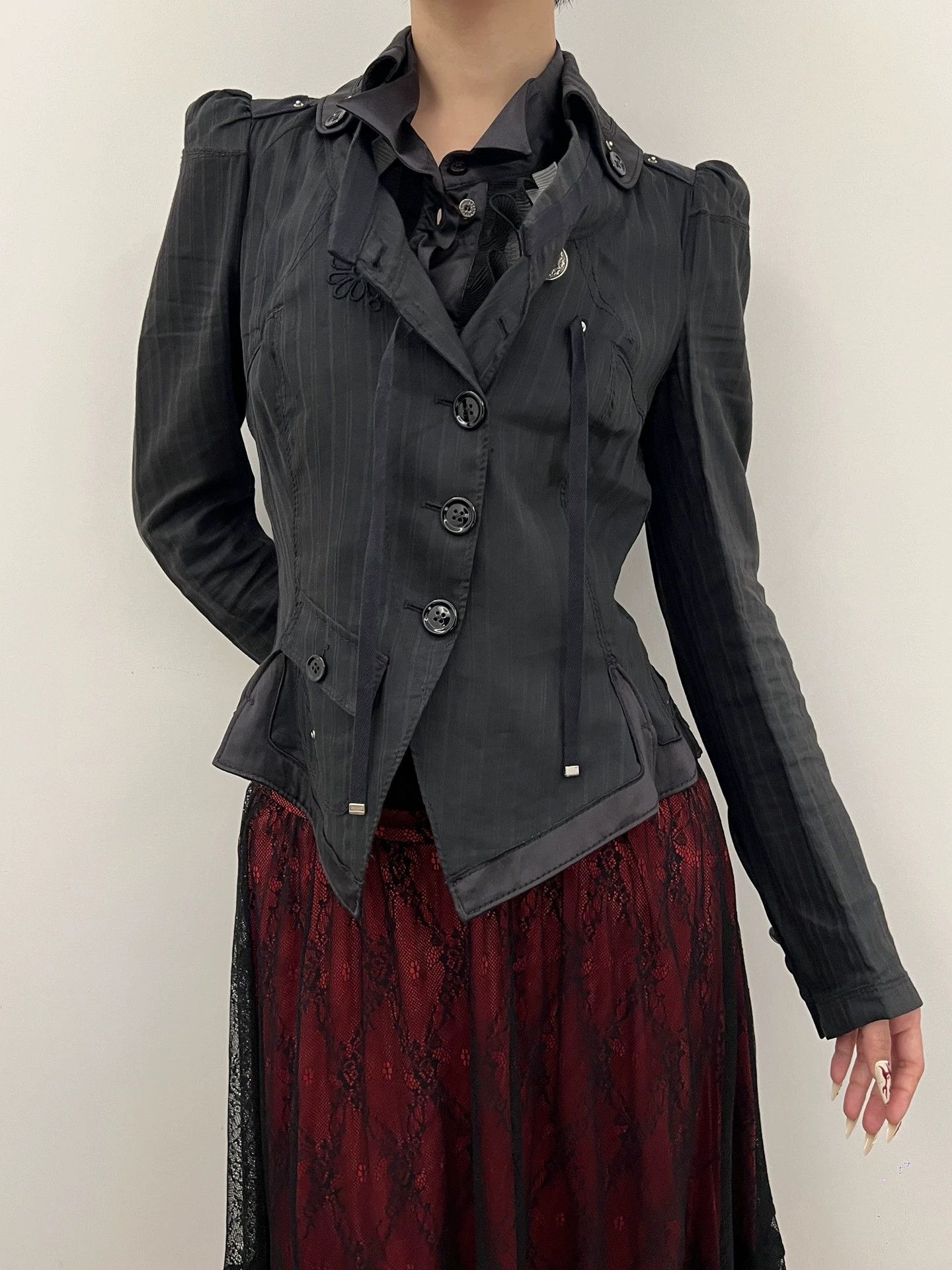 Other Vintage Italian Regal Embroidered Lapel Jacket 36 Size XS / US 0-2 / IT 36-38 - 1 Thumbnail
