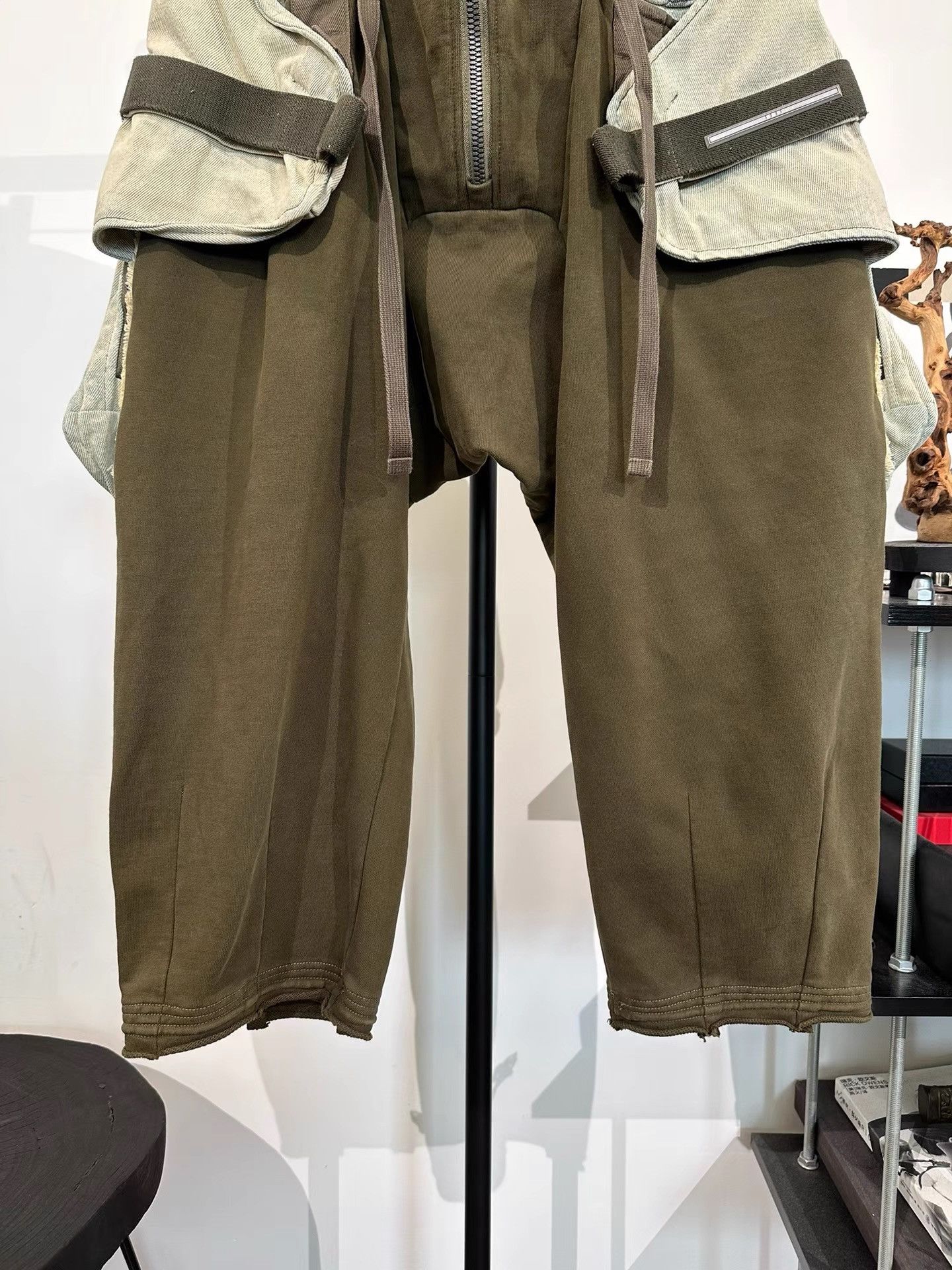 Hamcus Hamcus Wasteland Paratrooper Cargo Nine-point Pants K35 Size US 29 - 5 Thumbnail