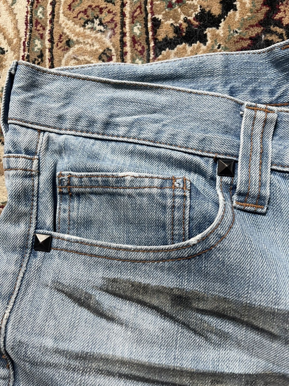 semanticdesign Very Rare Vintage Brand Semantic Design Flared Jeans 2000s Size US 32 / EU 48 - 19 Thumbnail