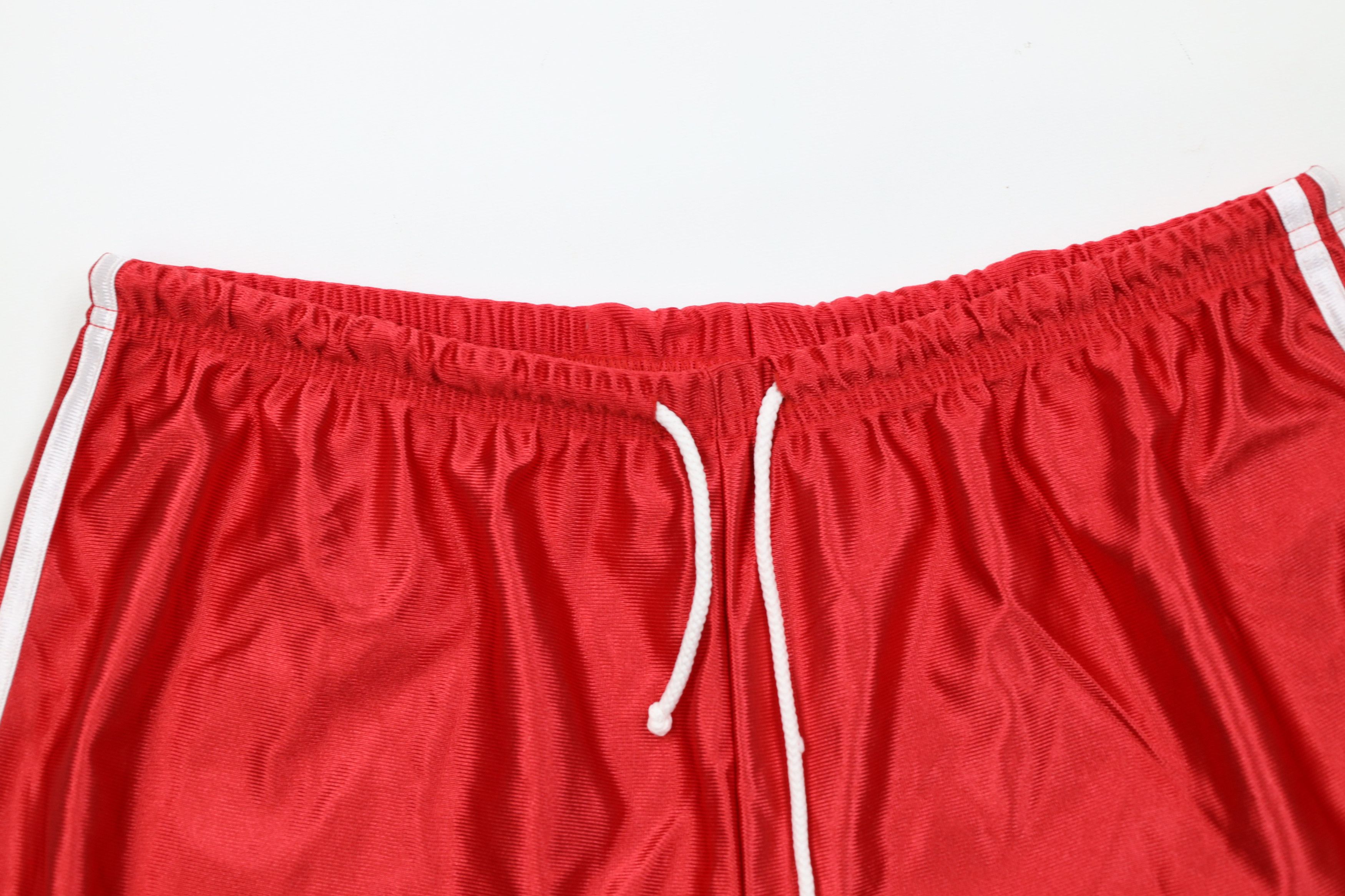 Vintage Vintage 90s Streetwear Striped Basketball Shorts Red Size 32" / US 10 / IT 46 - 2 Thumbnail