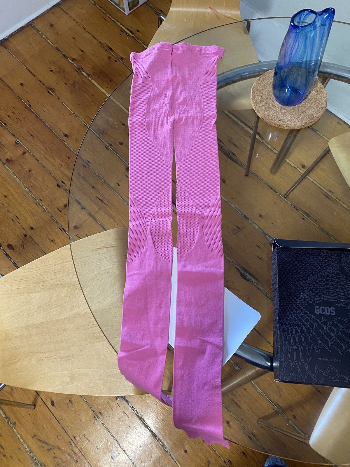 GCDS GCDS Venom Leggings Pink Size 27" / US 4 / IT 40 - 2 Thumbnail
