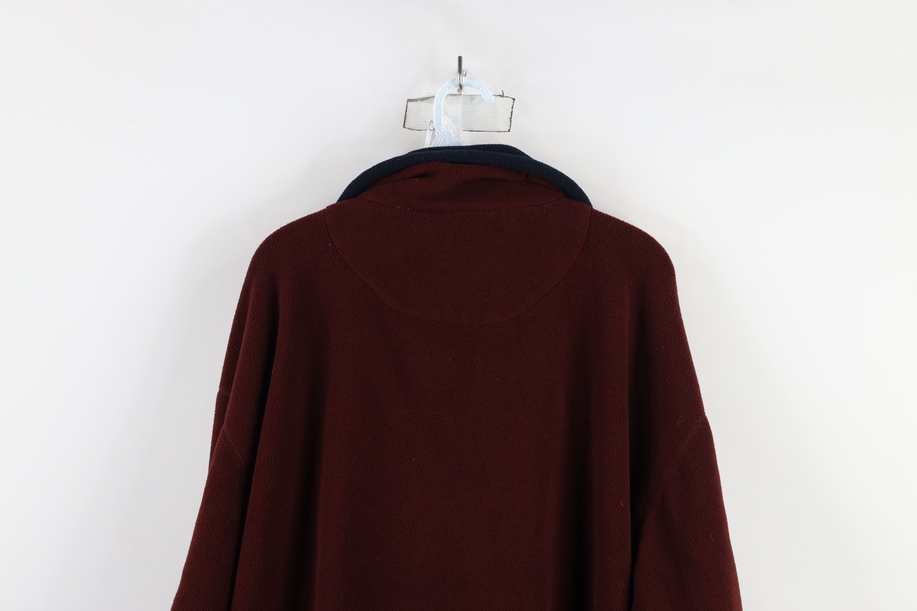Champion × Vintage Vintage 90s Champion Heavyweight Half Zip Fleece Sweater Red Size US XL / EU 56 / 4 - 12 Thumbnail