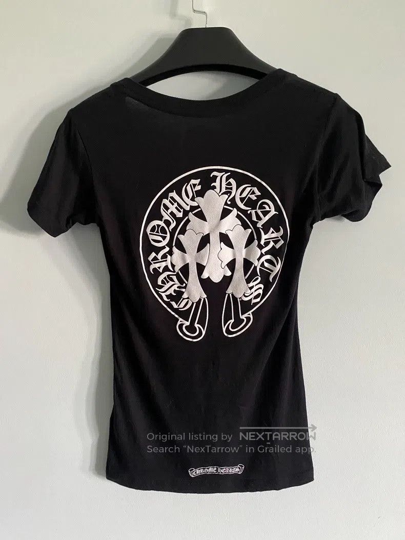 Chrome Hearts CHROME HEARTS Size XS Deep V-neck black pocket three cross Size US XS / EU 42 / 0 - 5 Thumbnail
