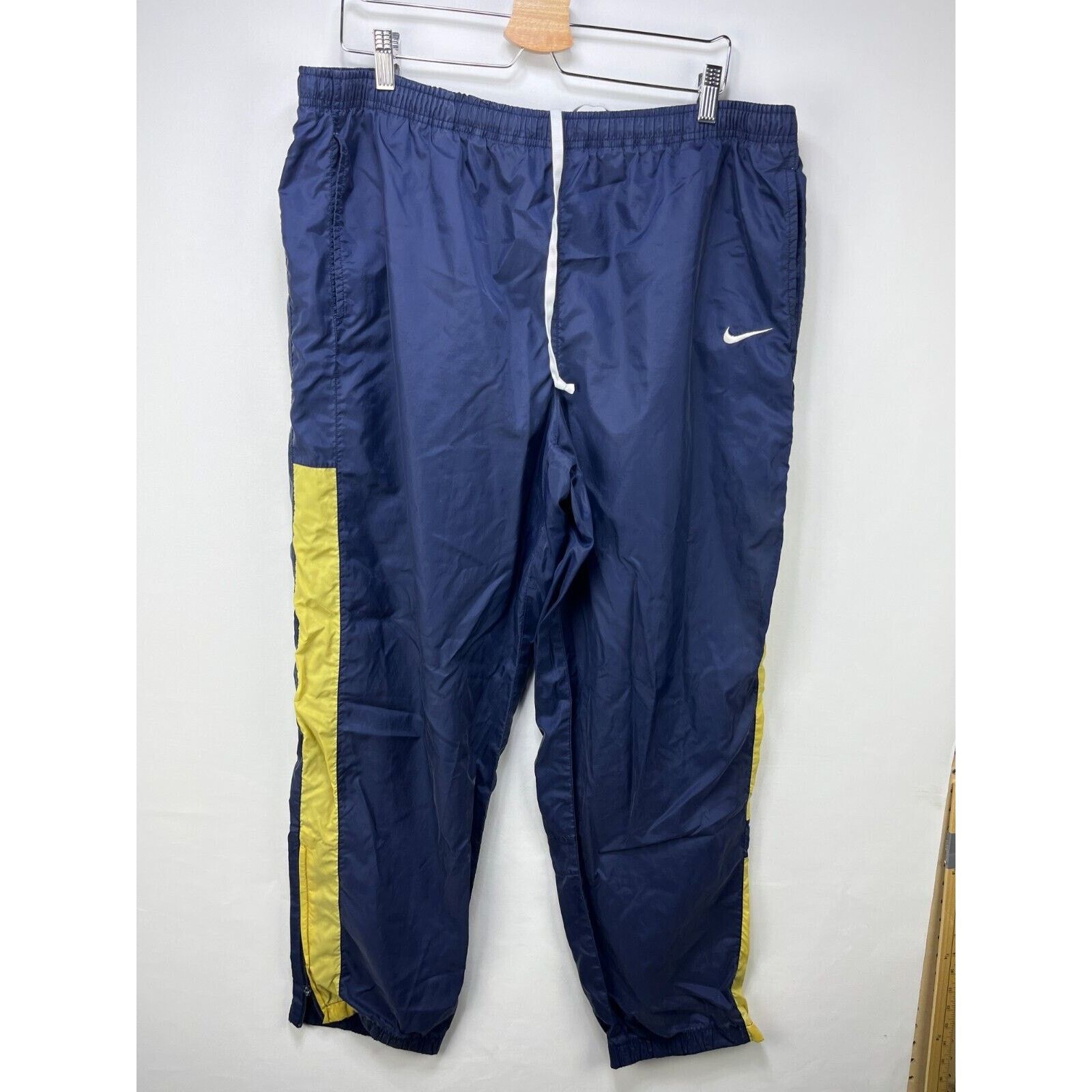 Vintage 90s Nike Swoosh Windbreaker Baggy Pants XL Swishy